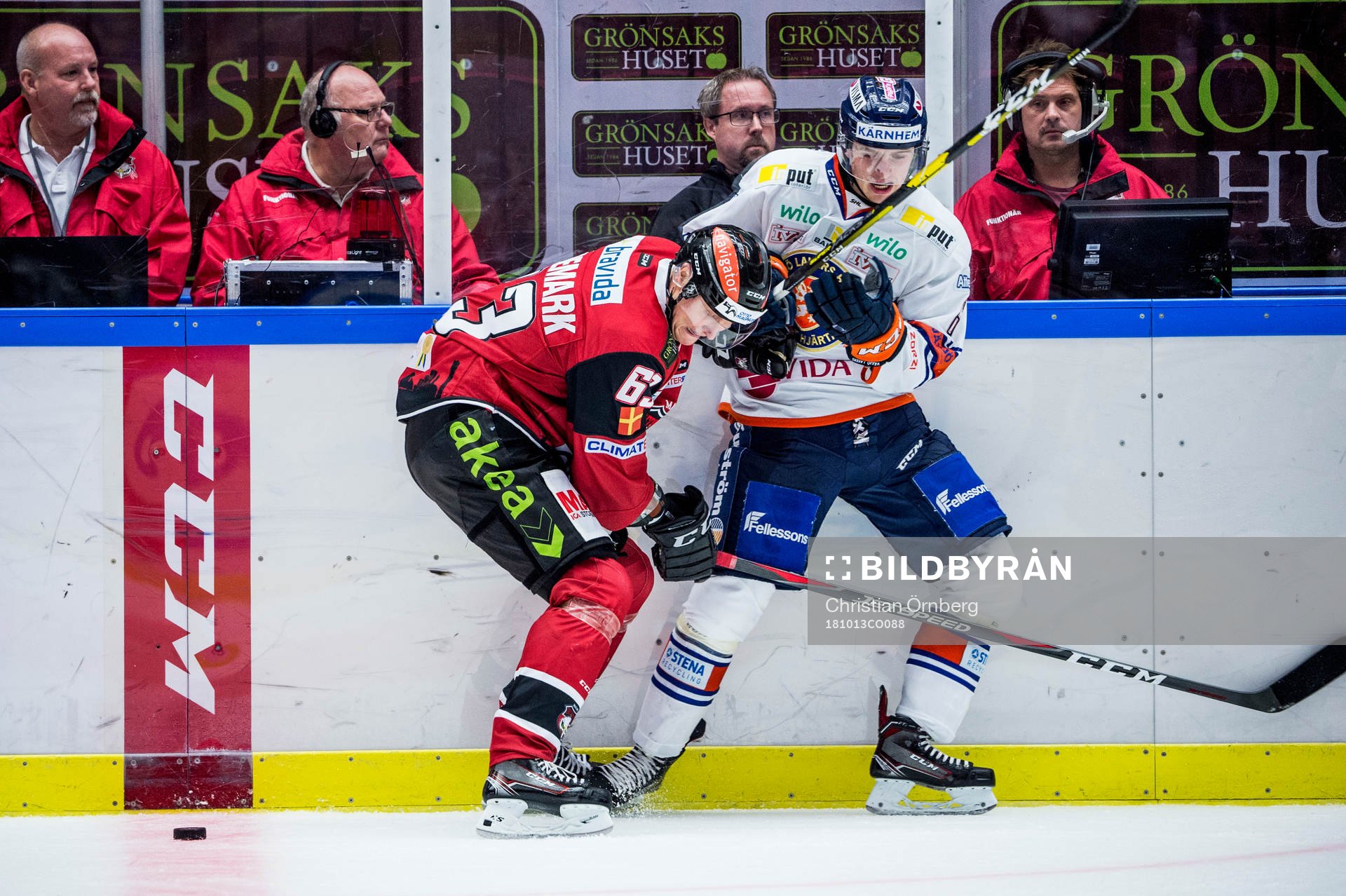 Malmö Redhawks Fredrik Händemark mot Växjös Linus