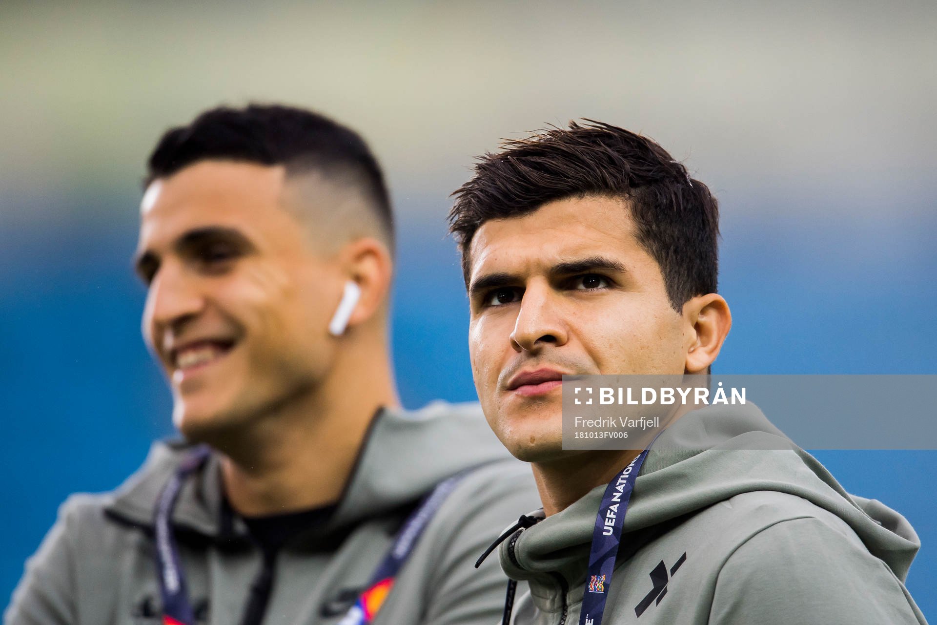 Mohamed Elyounoussi and Tarik Elyounoussi of Norway