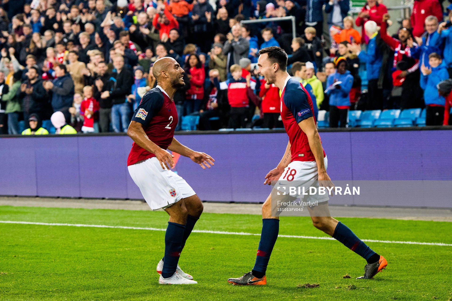 Ole Kristian Selnæs of Norway celebrates with Haitam