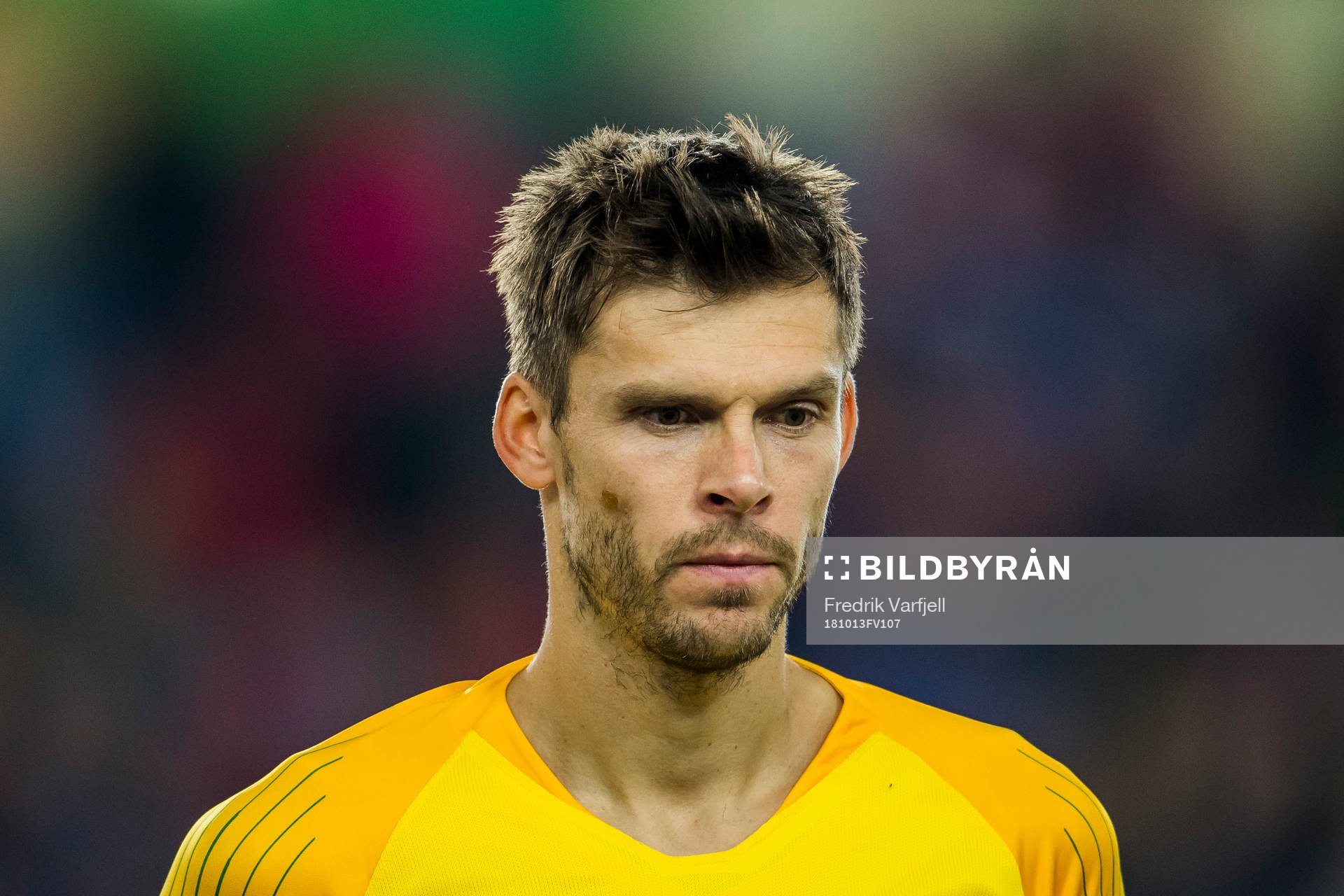 Goalkeeper Rune Almenning Jarstein of Norway