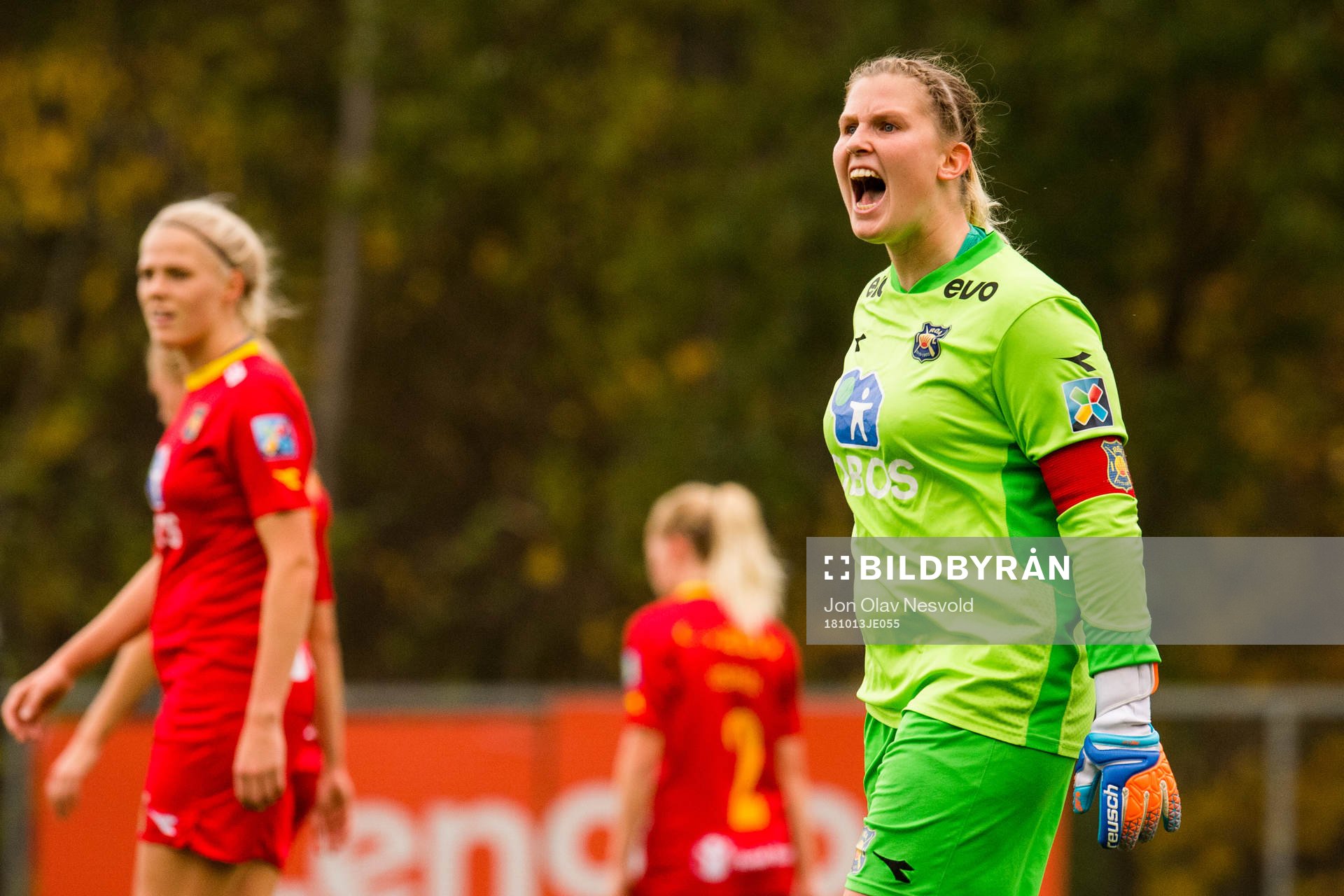 Goalkeeper Kirvil Odden of Røa