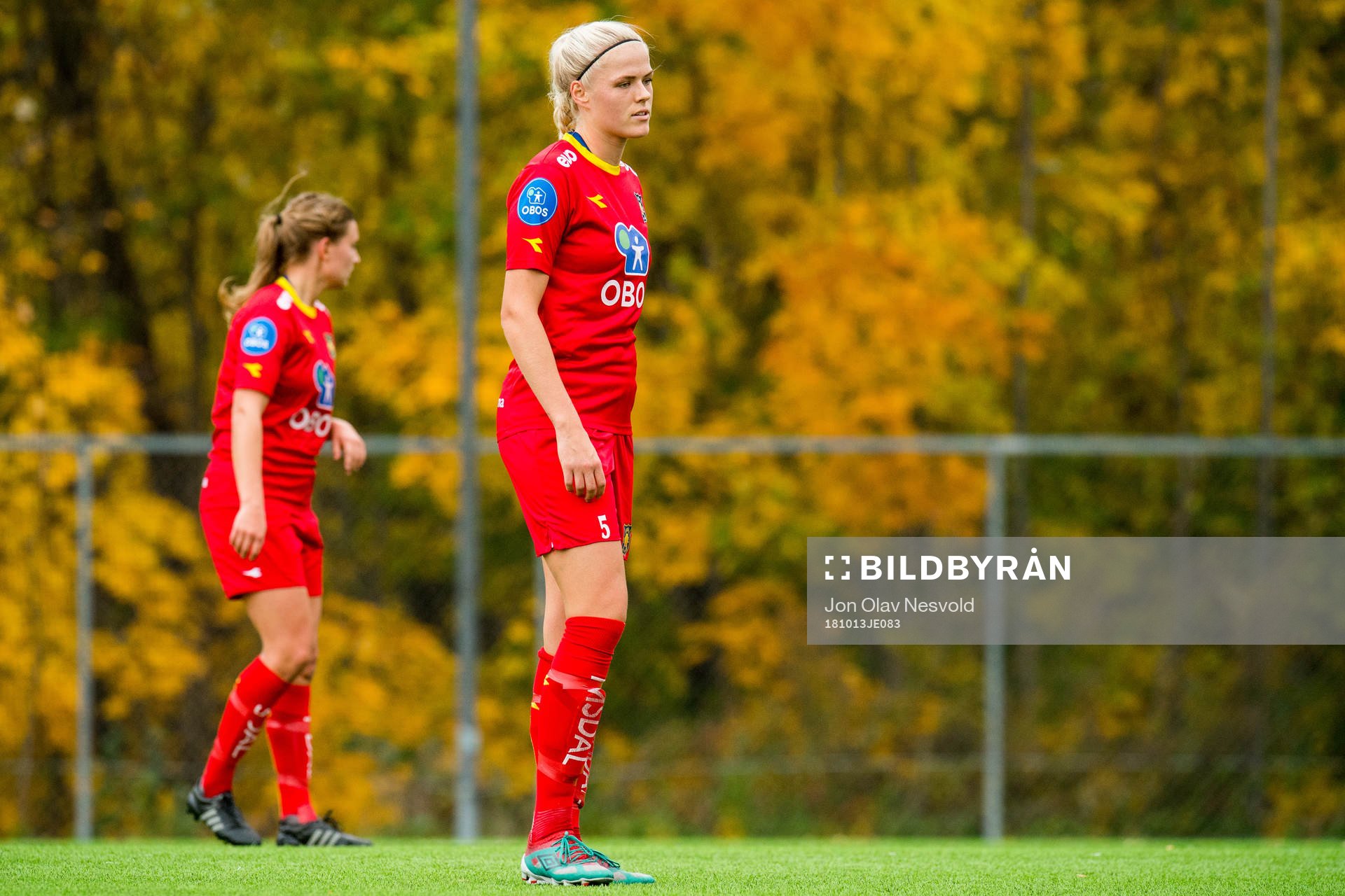 Kamilla Aabel of Røa looks dejected