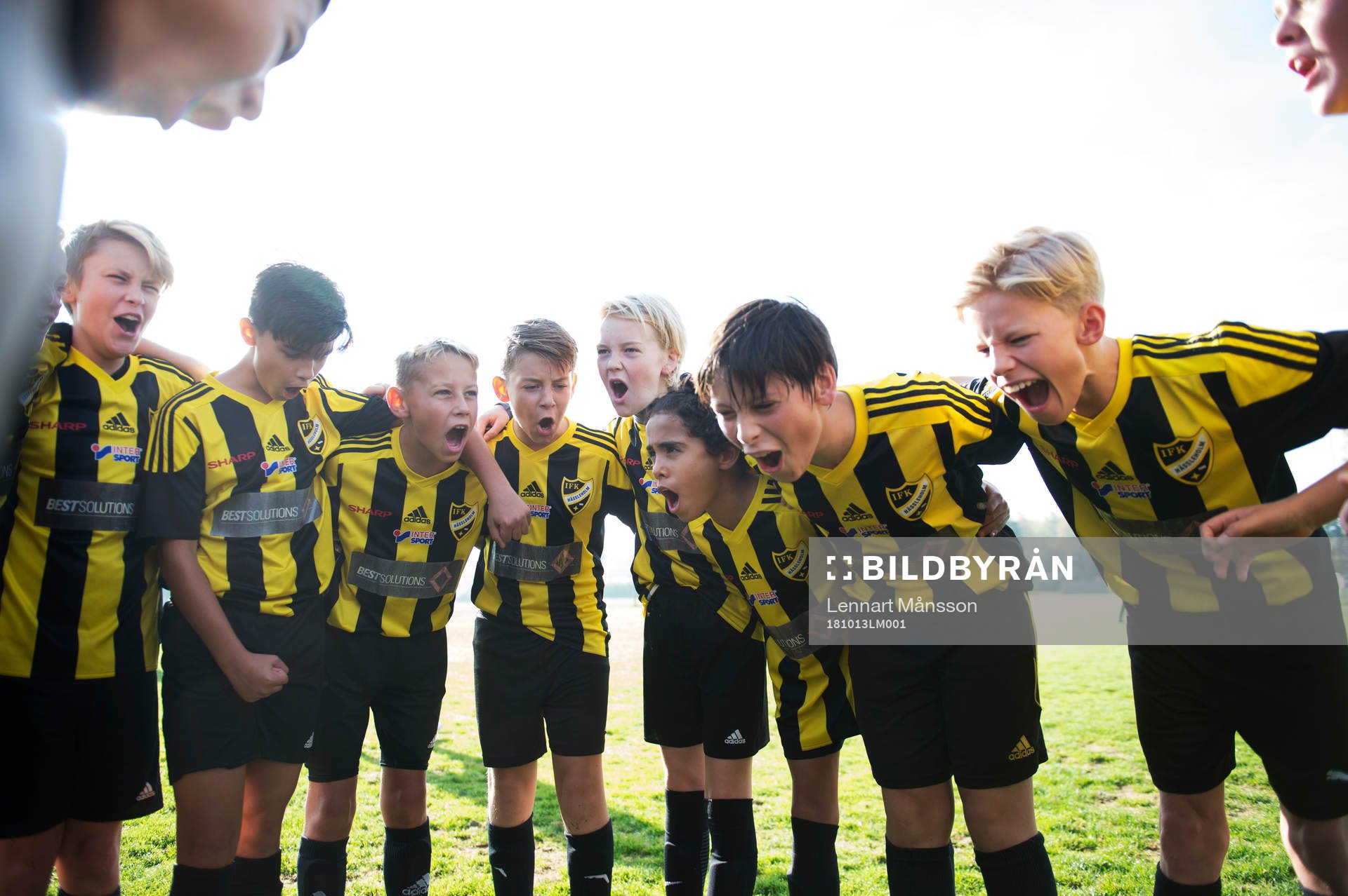 i matchen för pojkar födda 2006 mellan IFK Hässleholms