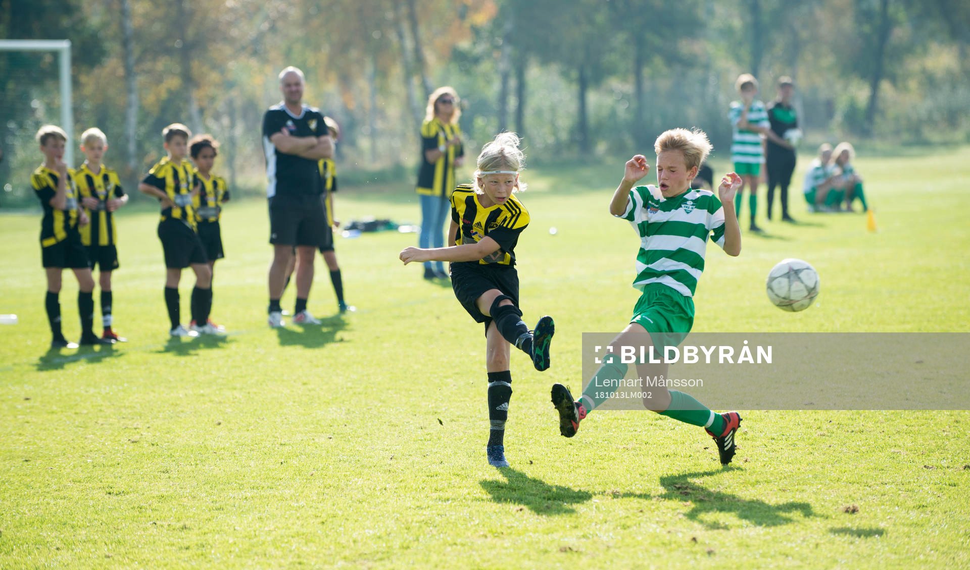i matchen för pojkar födda 2006 mellan IFK Hässleholms