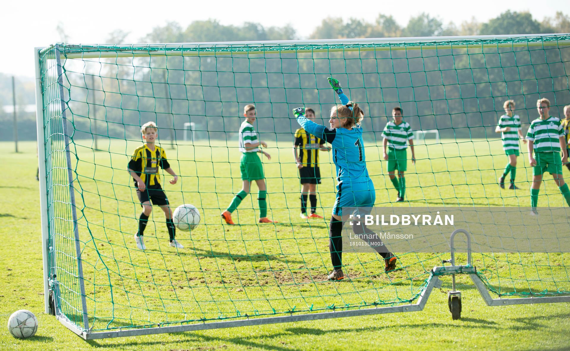 i matchen för pojkar födda 2006 mellan IFK Hässleholms
