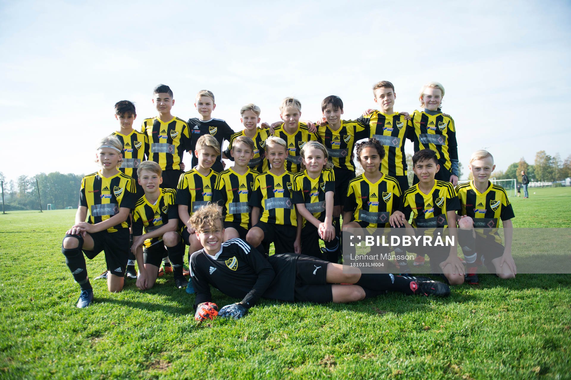i matchen för pojkar födda 2006 mellan IFK Hässleholms