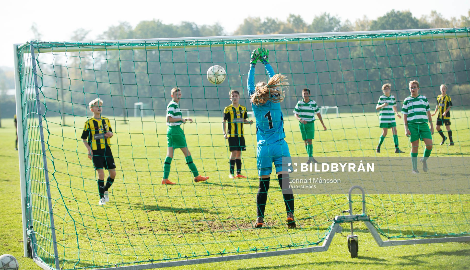 i matchen för pojkar födda 2006 mellan IFK Hässleholms