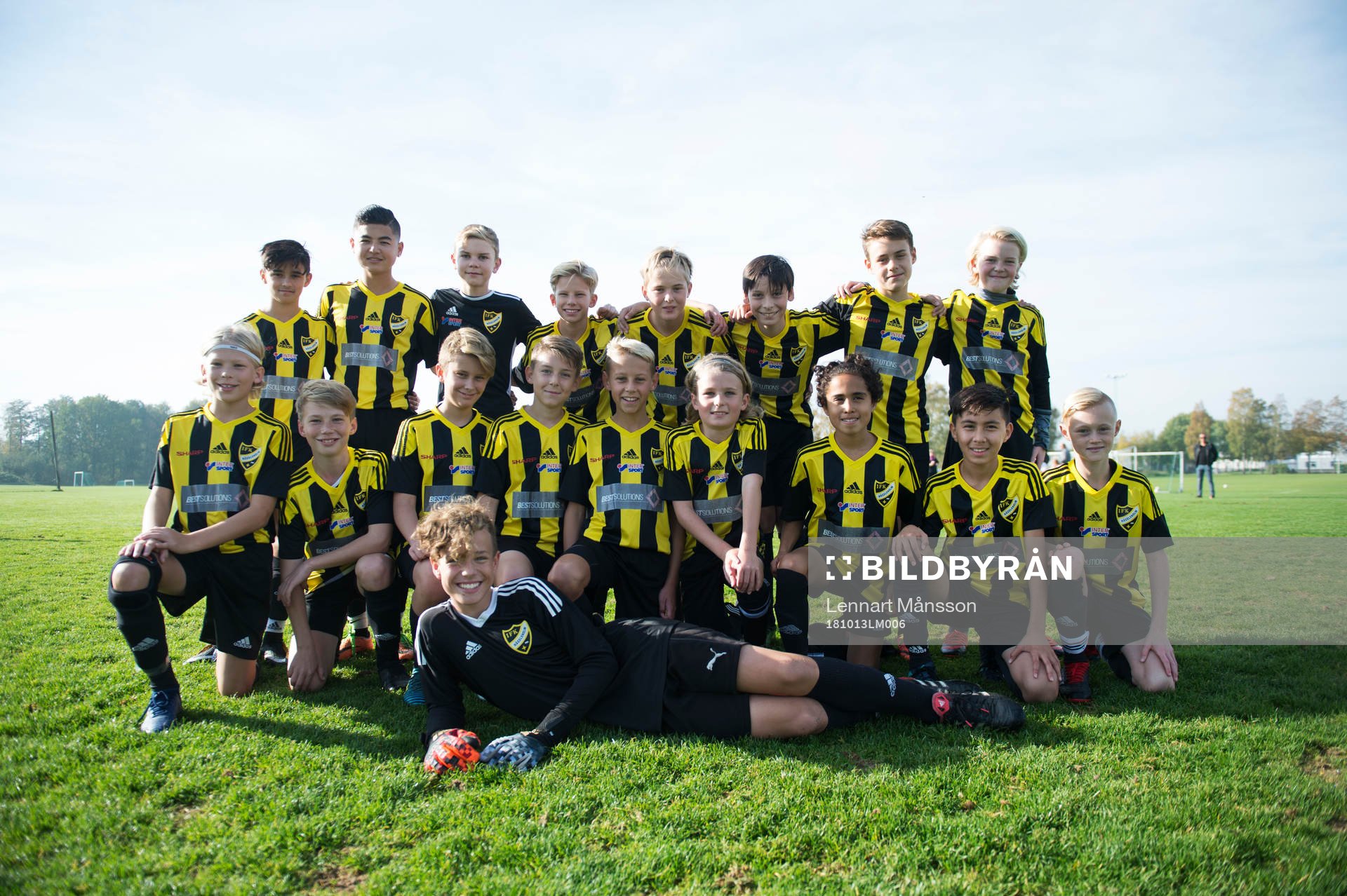 i matchen för pojkar födda 2006 mellan IFK Hässleholms