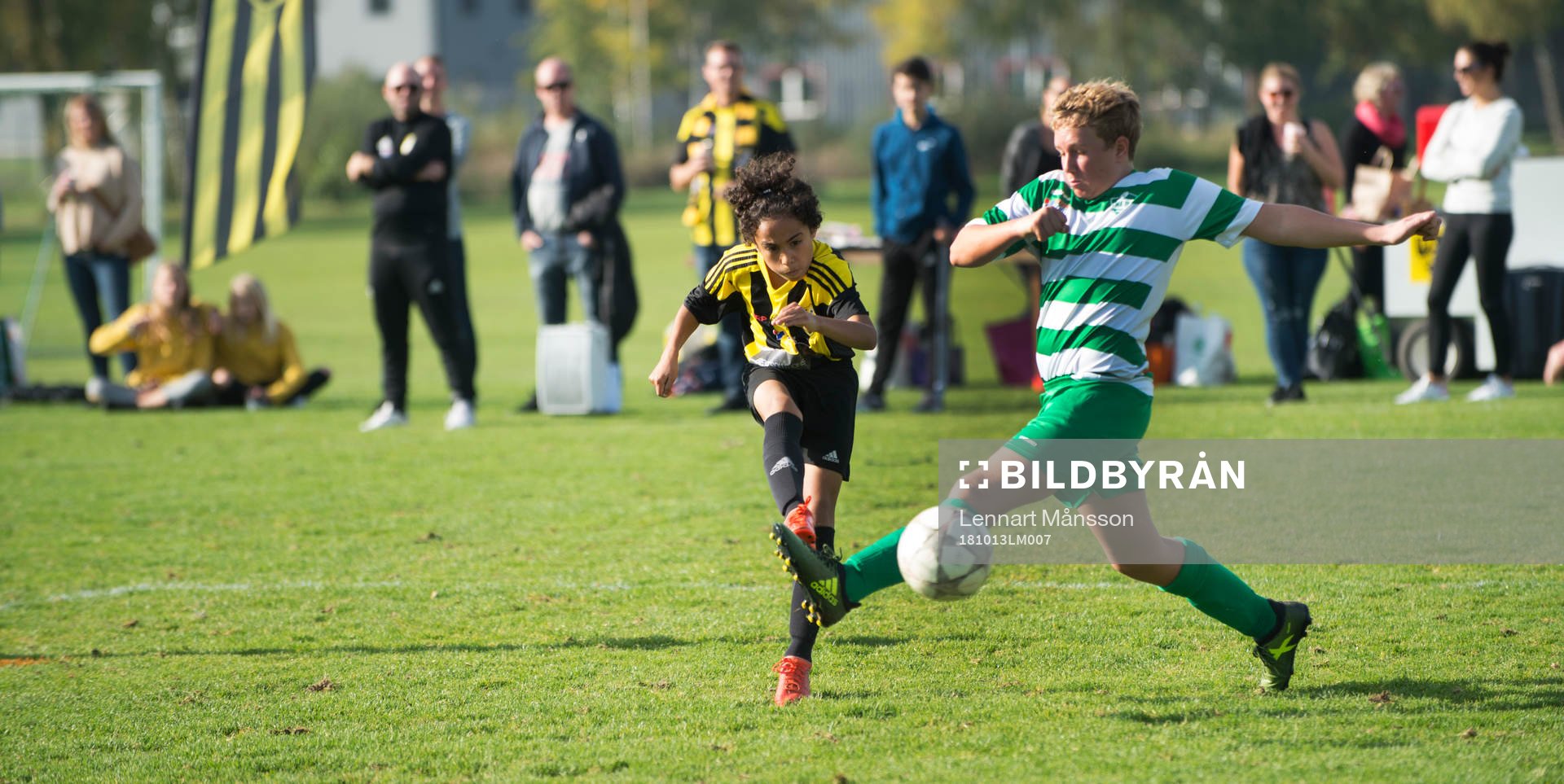 i matchen för pojkar födda 2006 mellan IFK Hässleholms