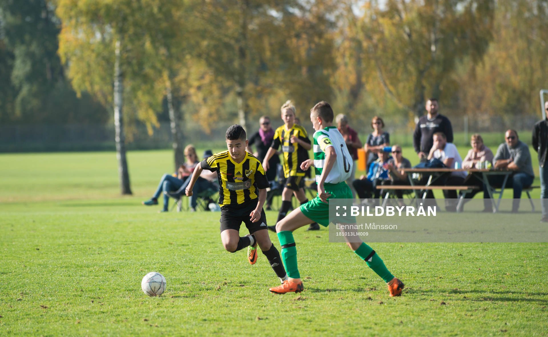 i matchen för pojkar födda 2006 mellan IFK Hässleholms