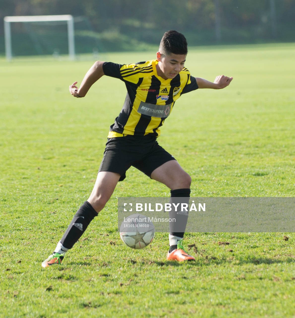 i matchen för pojkar födda 2006 mellan IFK Hässleholms