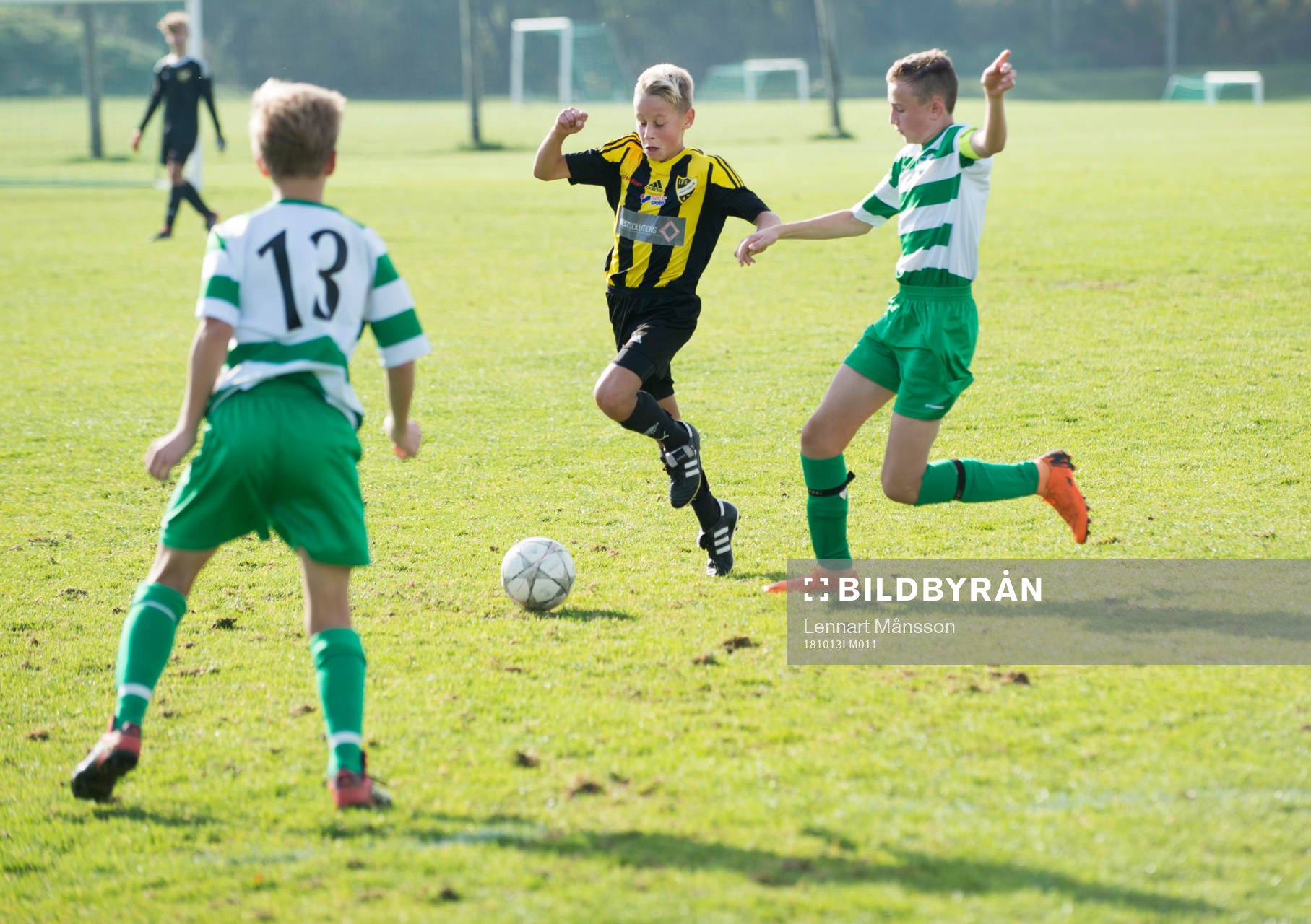 i matchen för pojkar födda 2006 mellan IFK Hässleholms