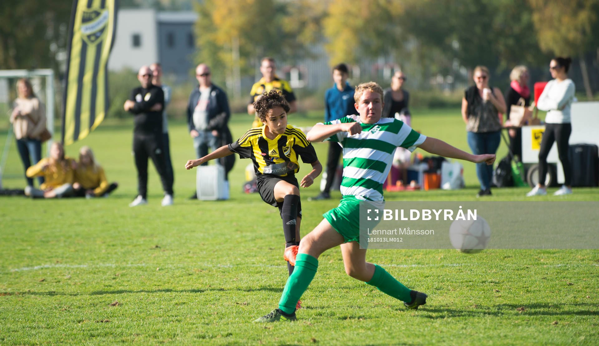 i matchen för pojkar födda 2006 mellan IFK Hässleholms
