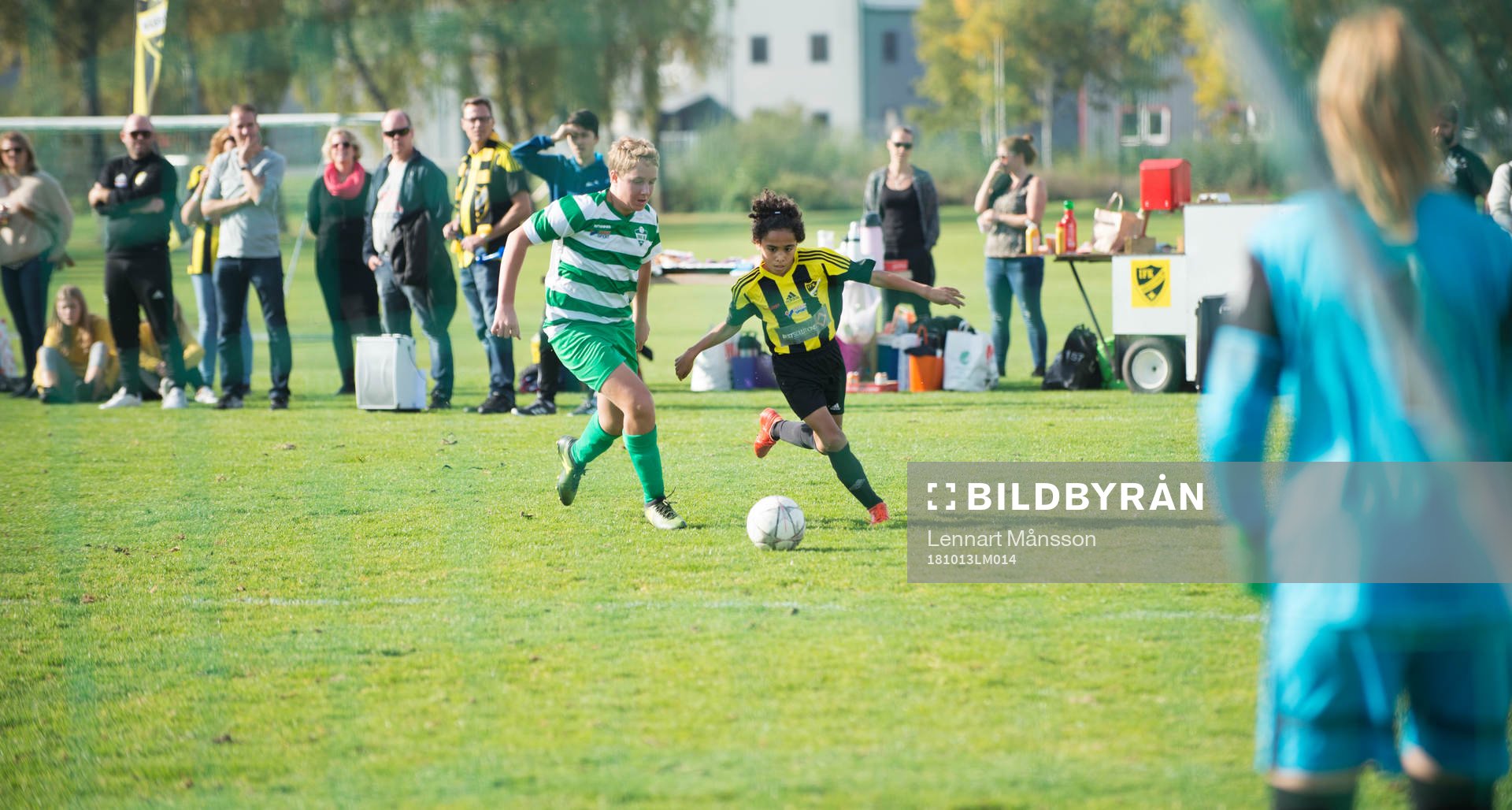 i matchen för pojkar födda 2006 mellan IFK Hässleholms