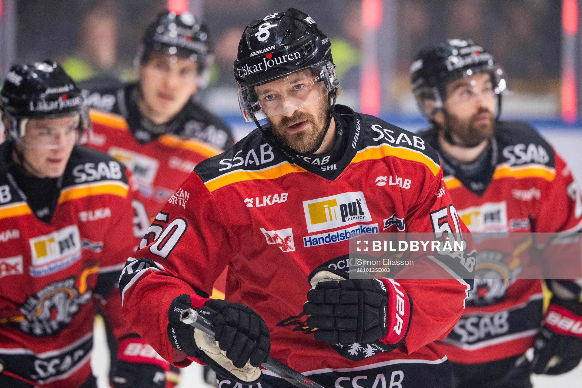 Luleås Daniel Sondell jublar