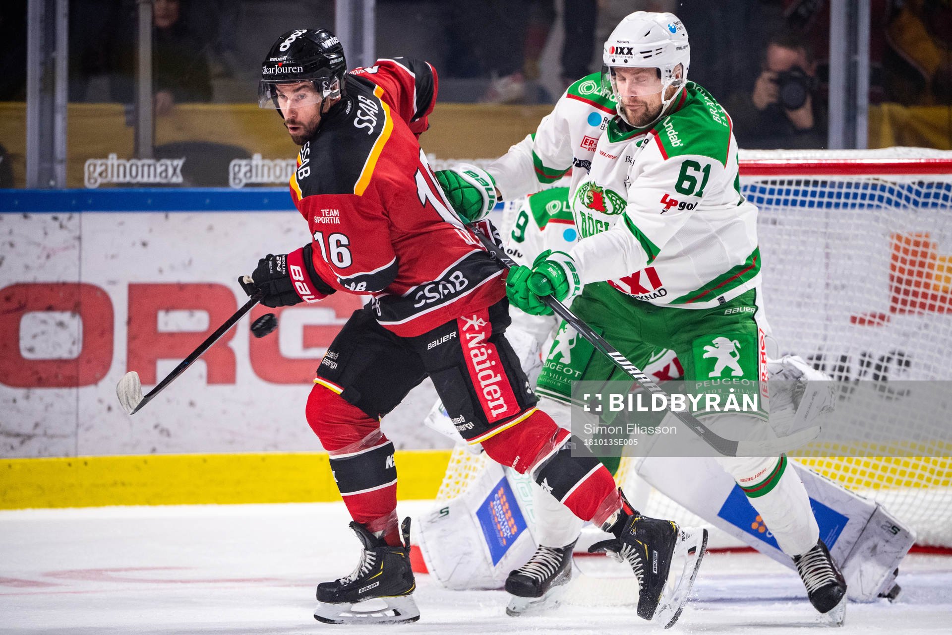 Luleås Niklas Olausson och Rögles Jonas Ahnelöv