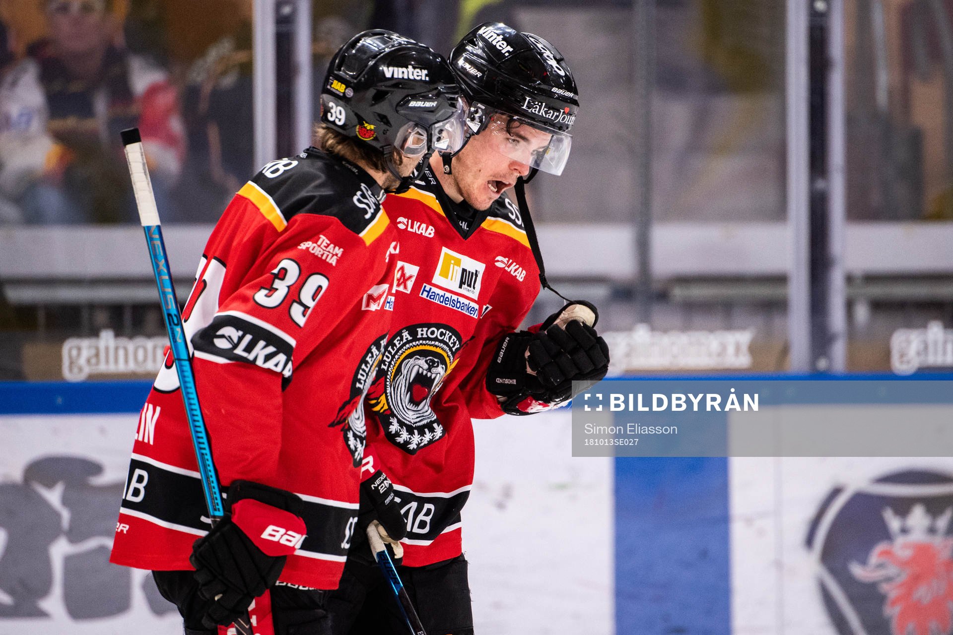 Luleås Pontus Själin och Oscar Engsund