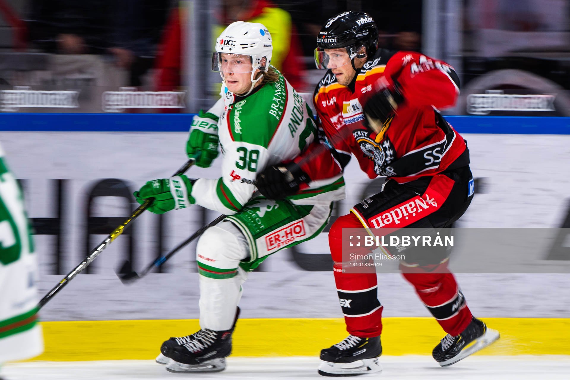 Rögles Erik Andersson och Luleås Petter Emanuelsson