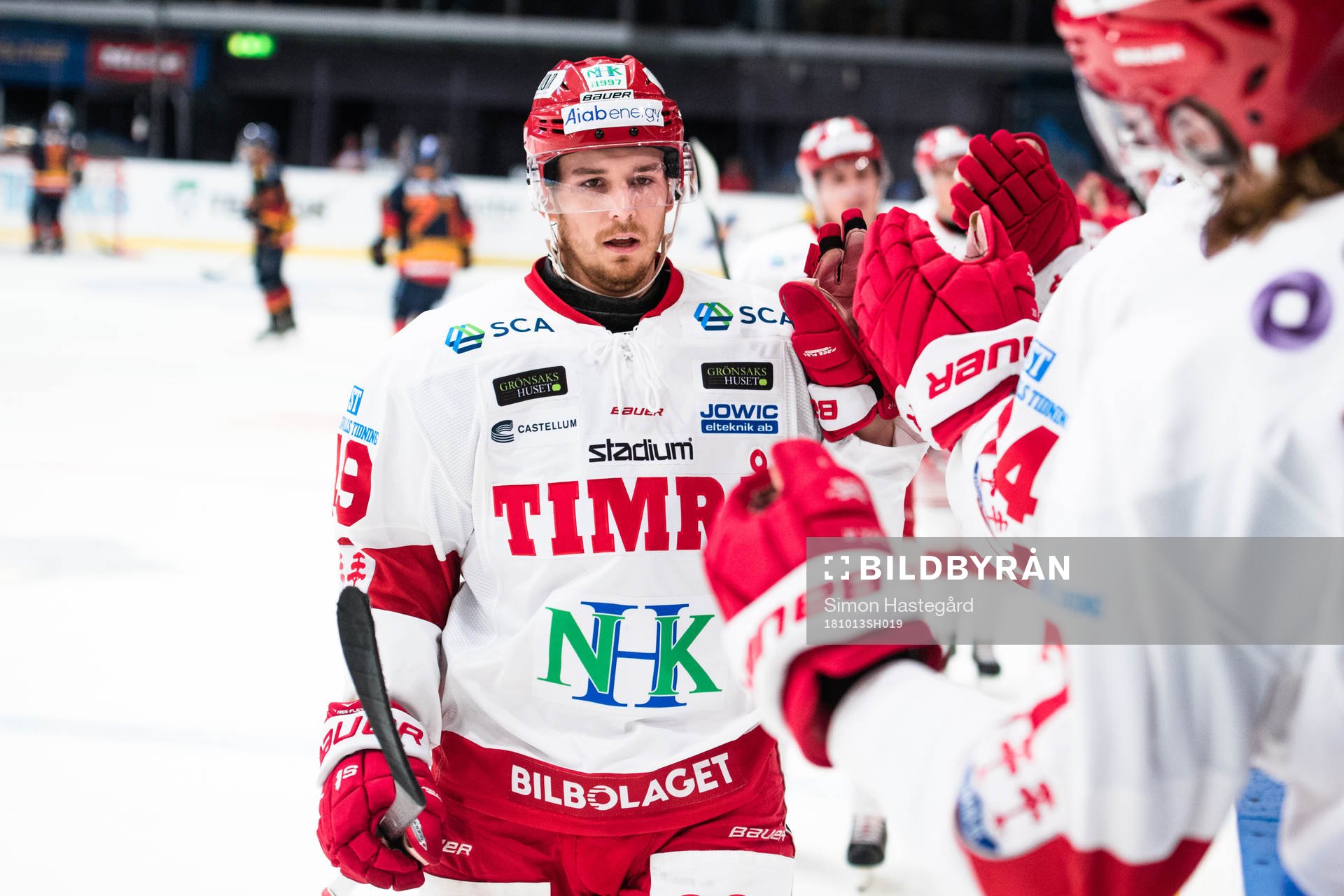 Timrås Sebastian Collberg jublar