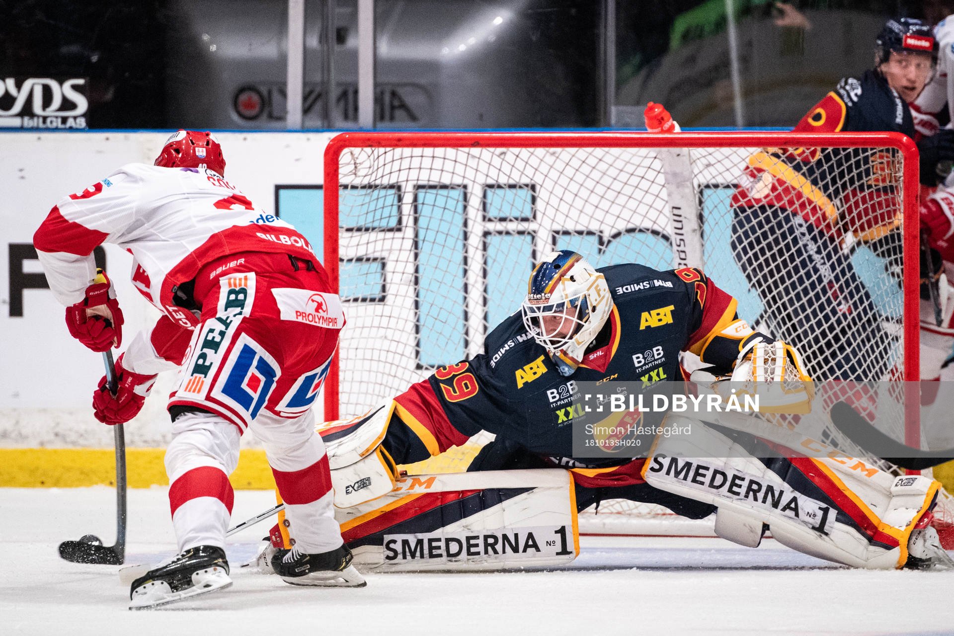 Timrås Sebastian Collberg gör 2-2 på Djurgårdens