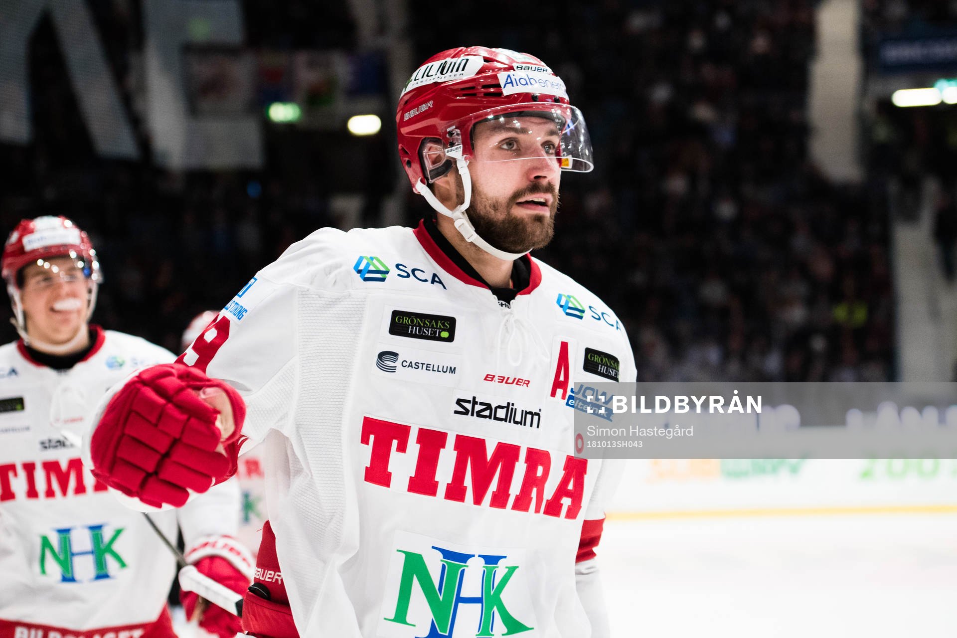 Timrås Ludvig Rensfeldt jublar