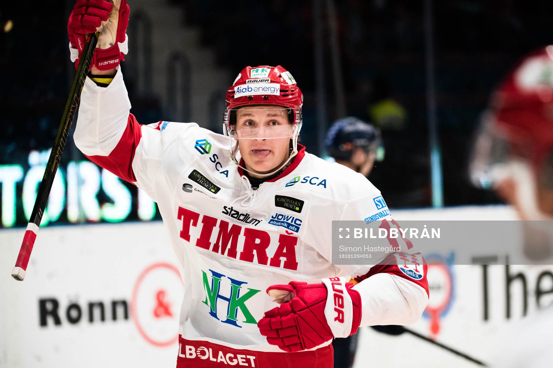 Timrås Henrik Törnqvist jublar