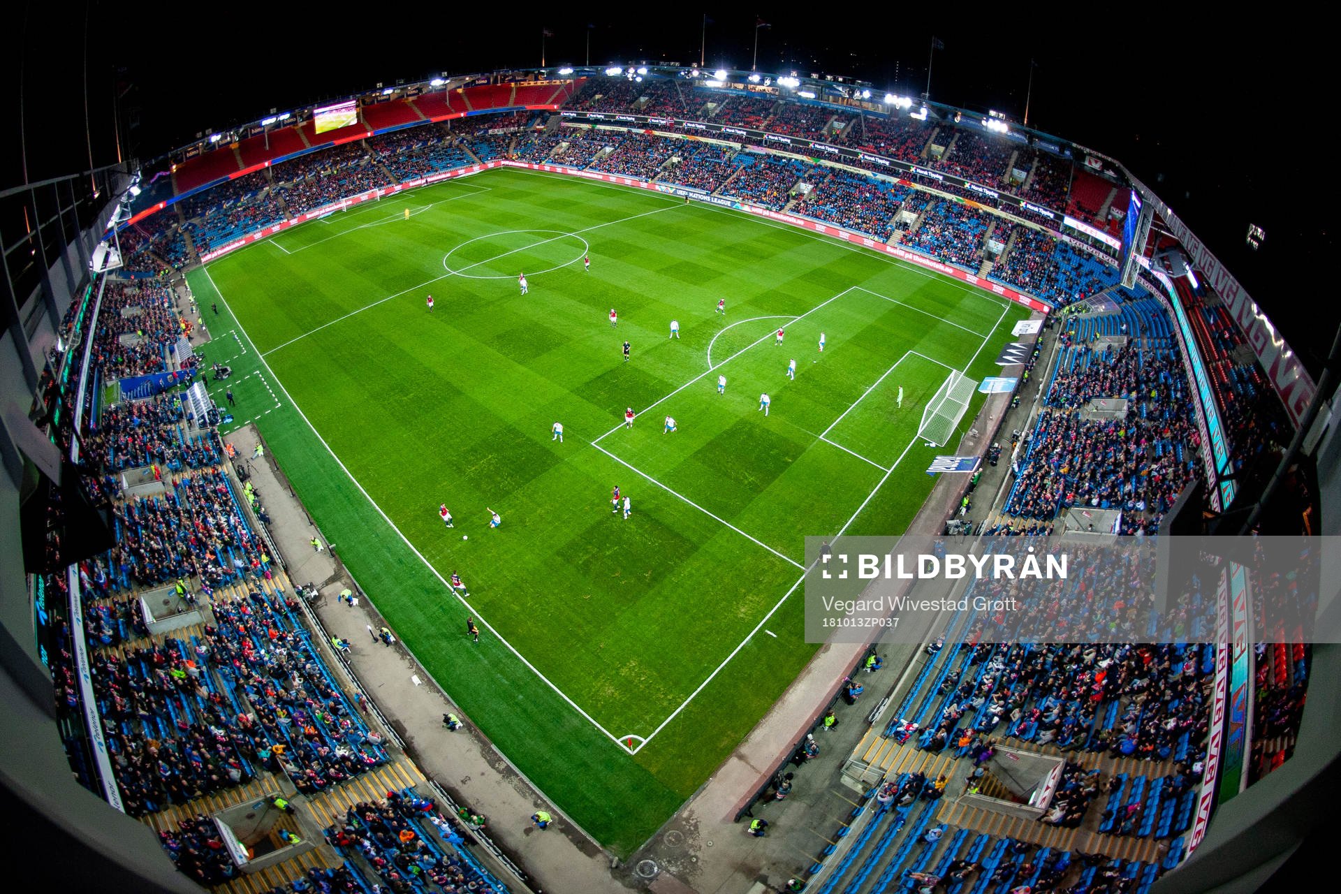 General interior view of Ullevaal Stadion