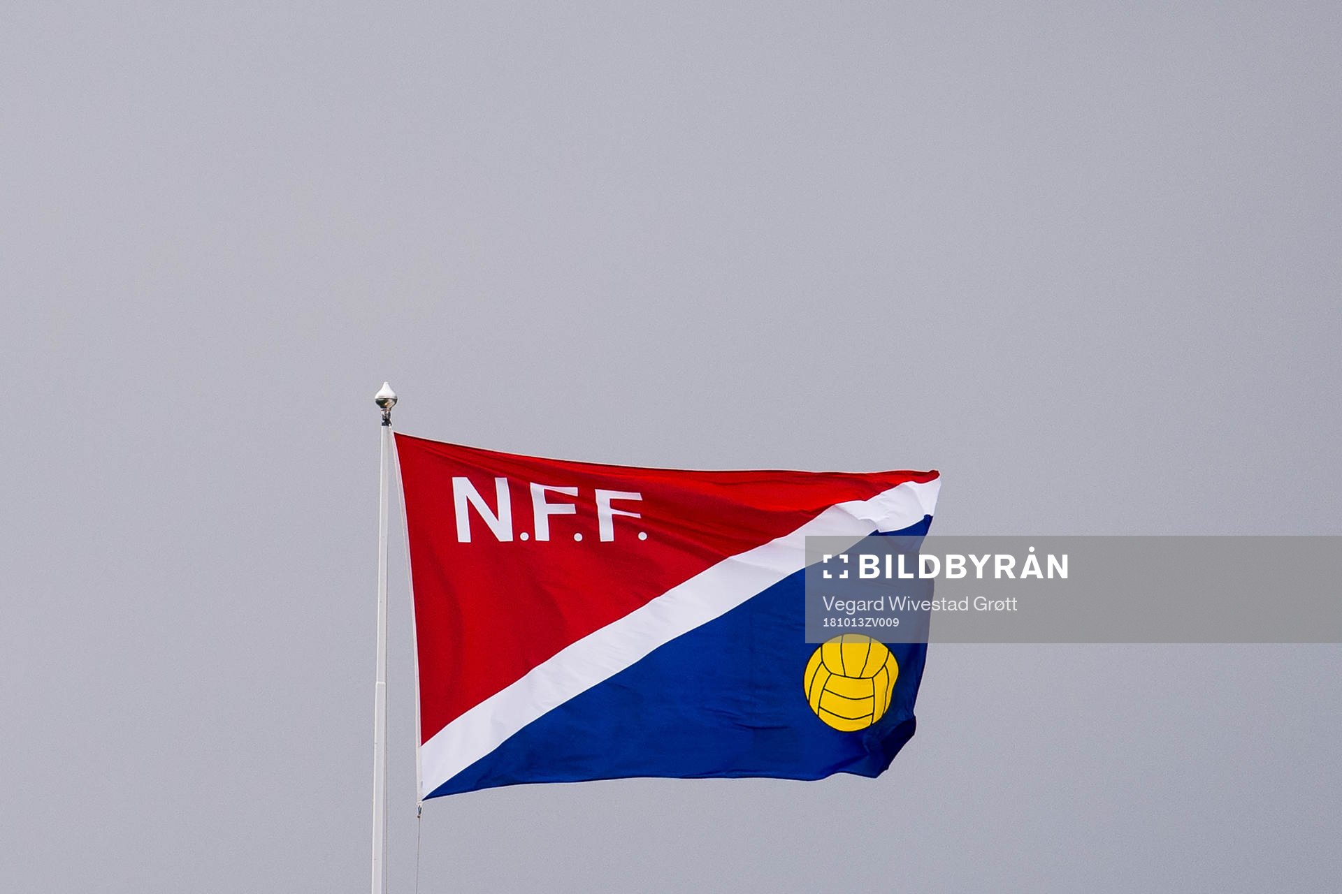 The flag of the Norwegian Football Association (NFF)