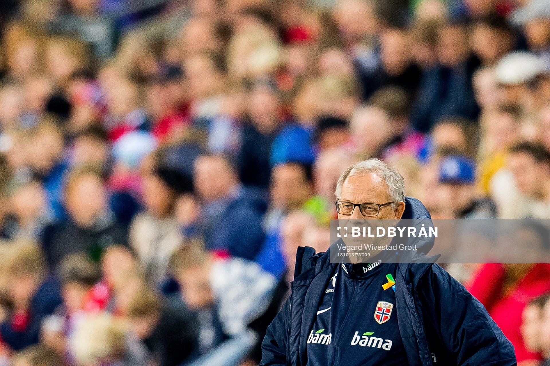 Lars Lagerbäck, head coach of Norway