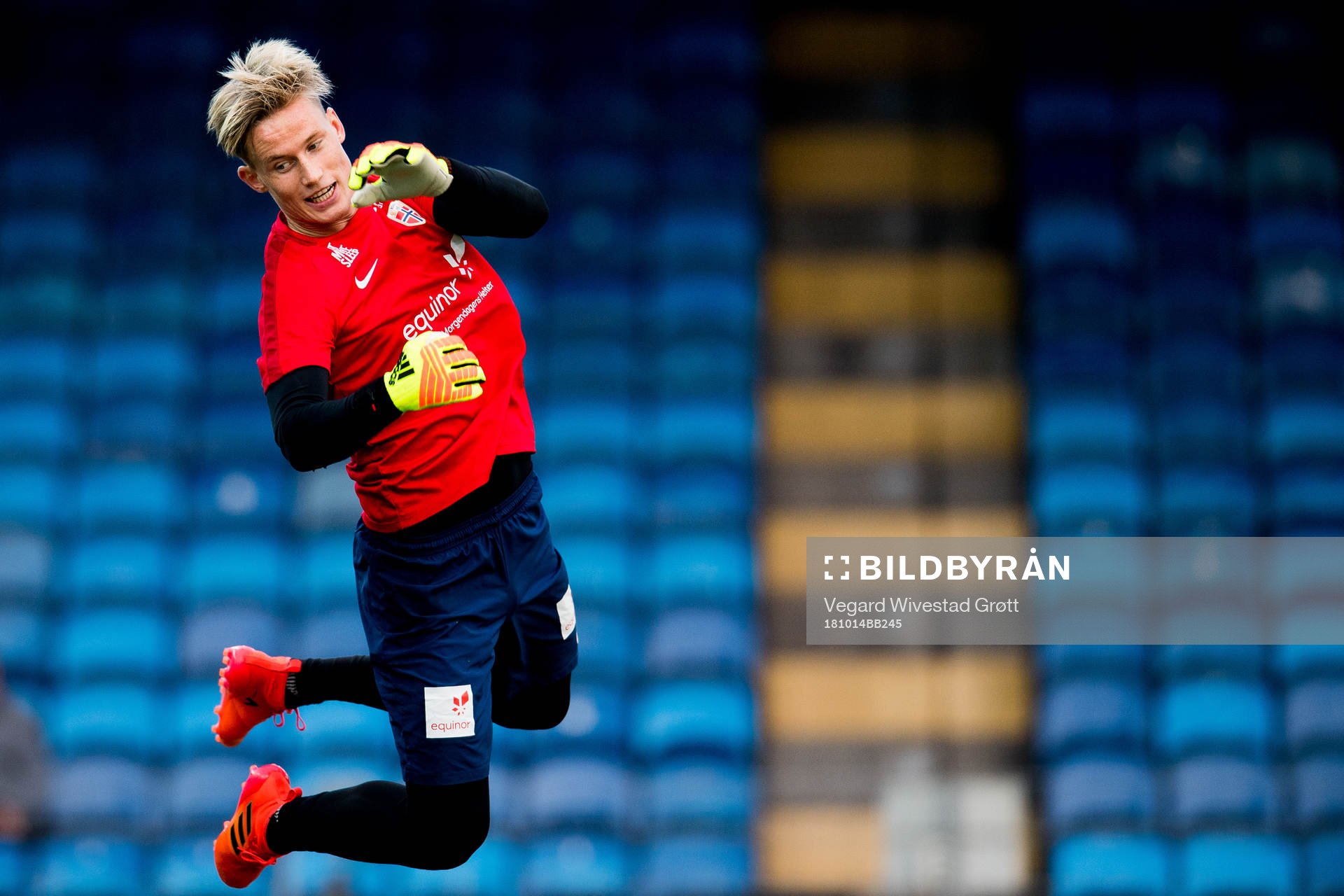 Goalkeeper Sondre Rossbach of Norway