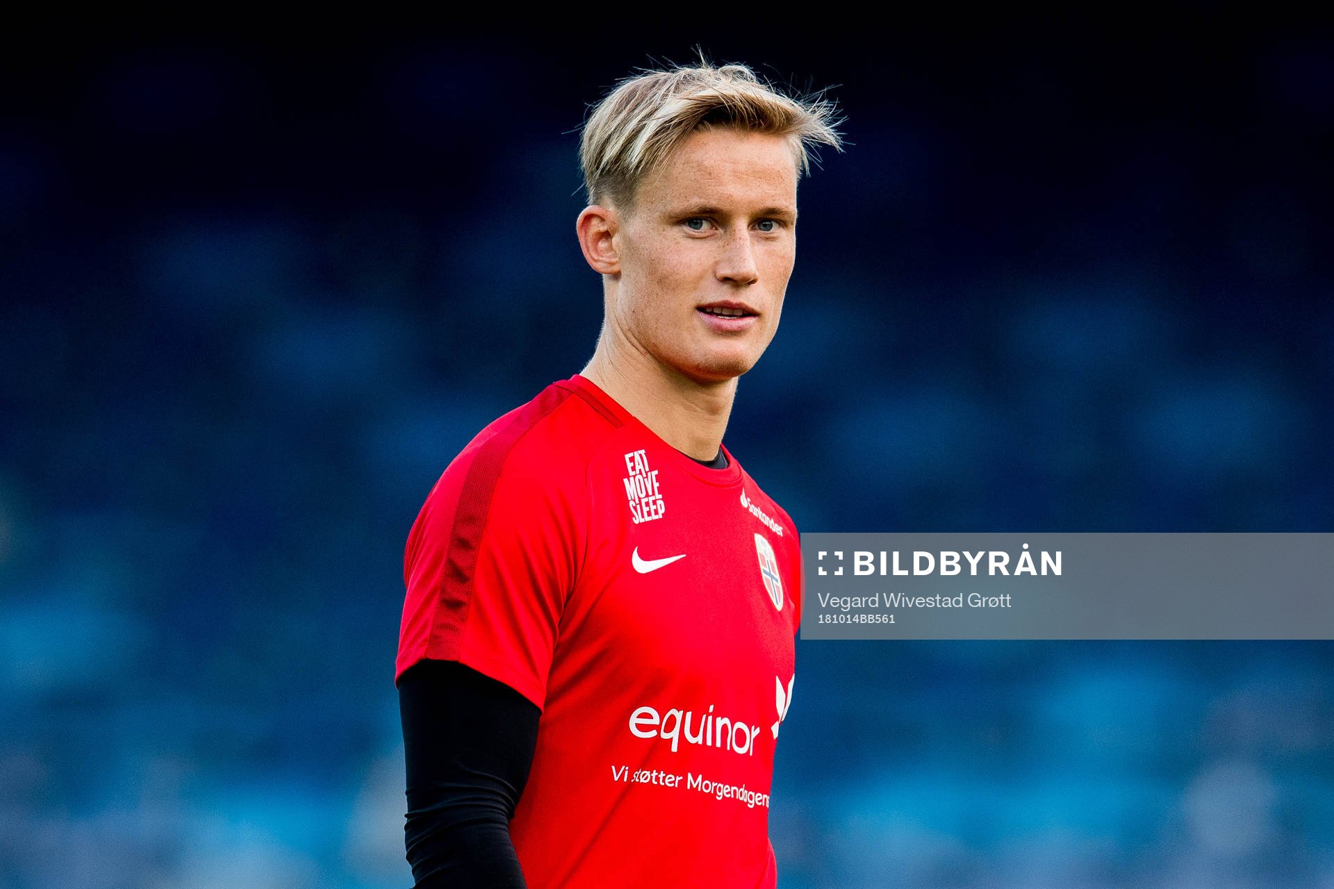 Goalkeeper Sondre Rossbach of Norway