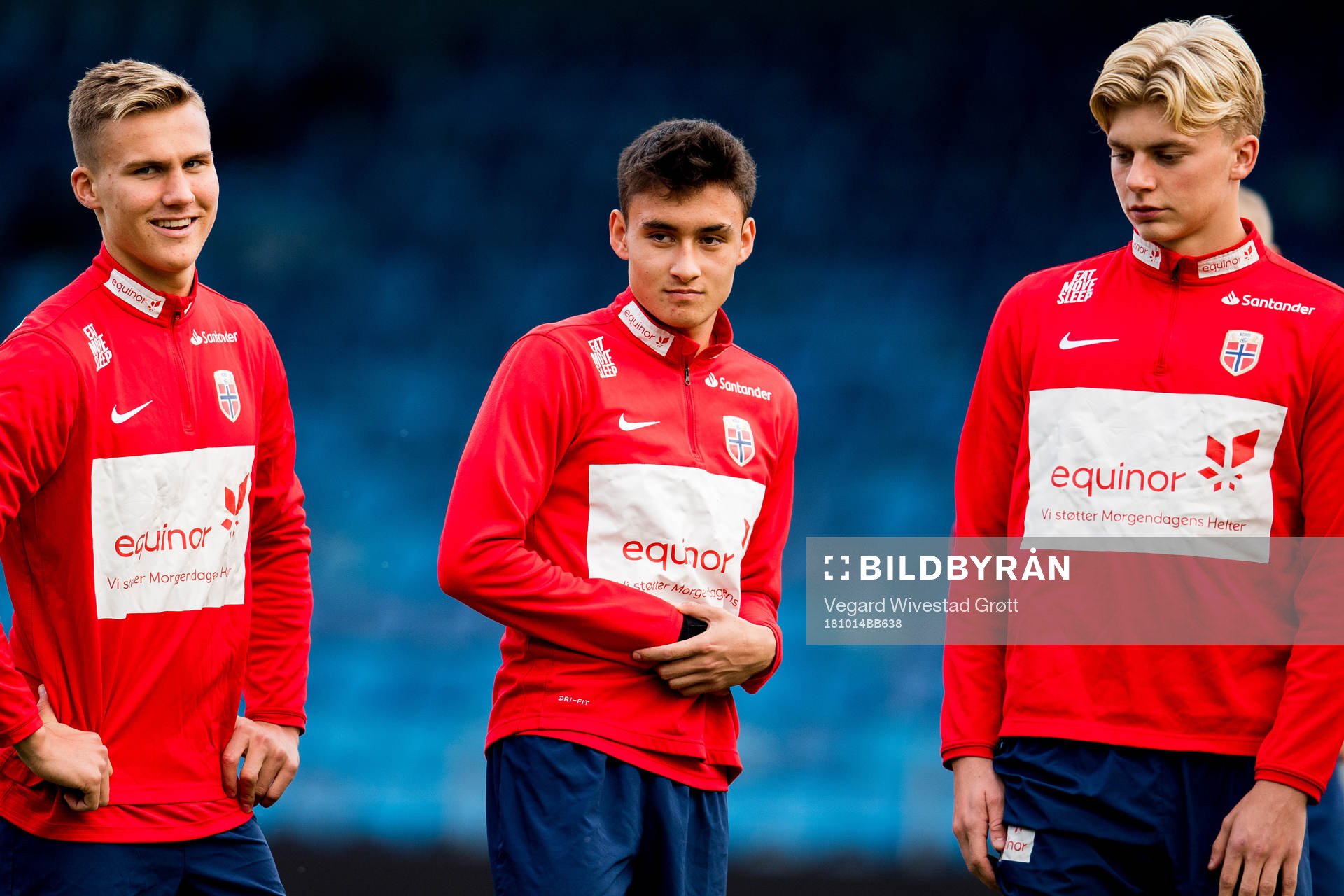 Leo Skiri Østigård, Nico Mickelson and Tobias