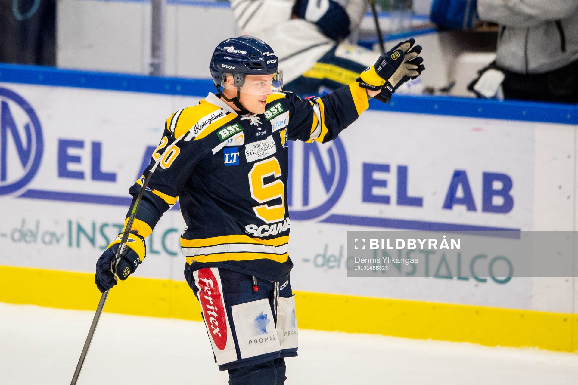 Södertäljes Thom Flodqvist jublar