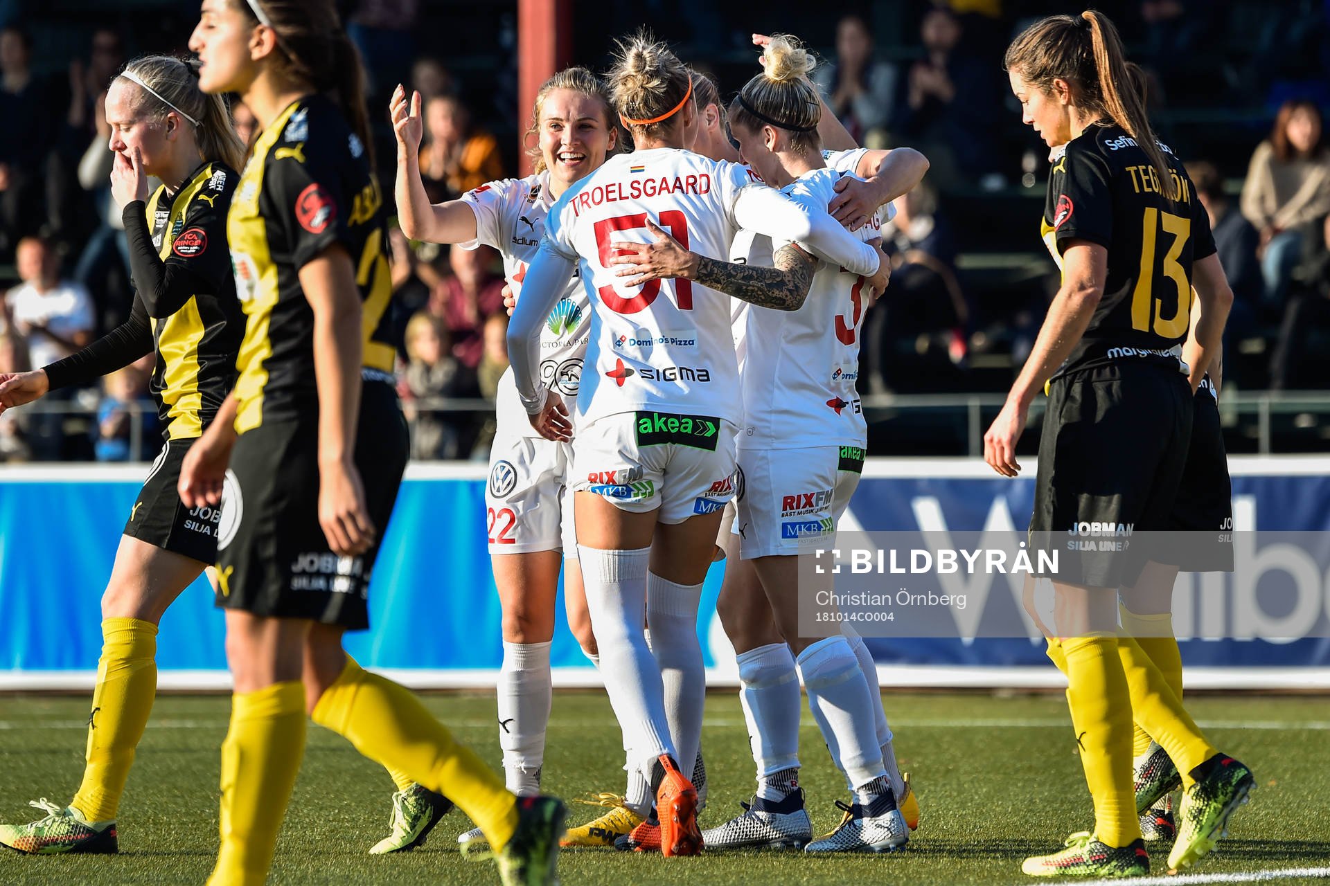 Rosengårds Fiona Brown, Sanne Troelsgaard Nielsen och