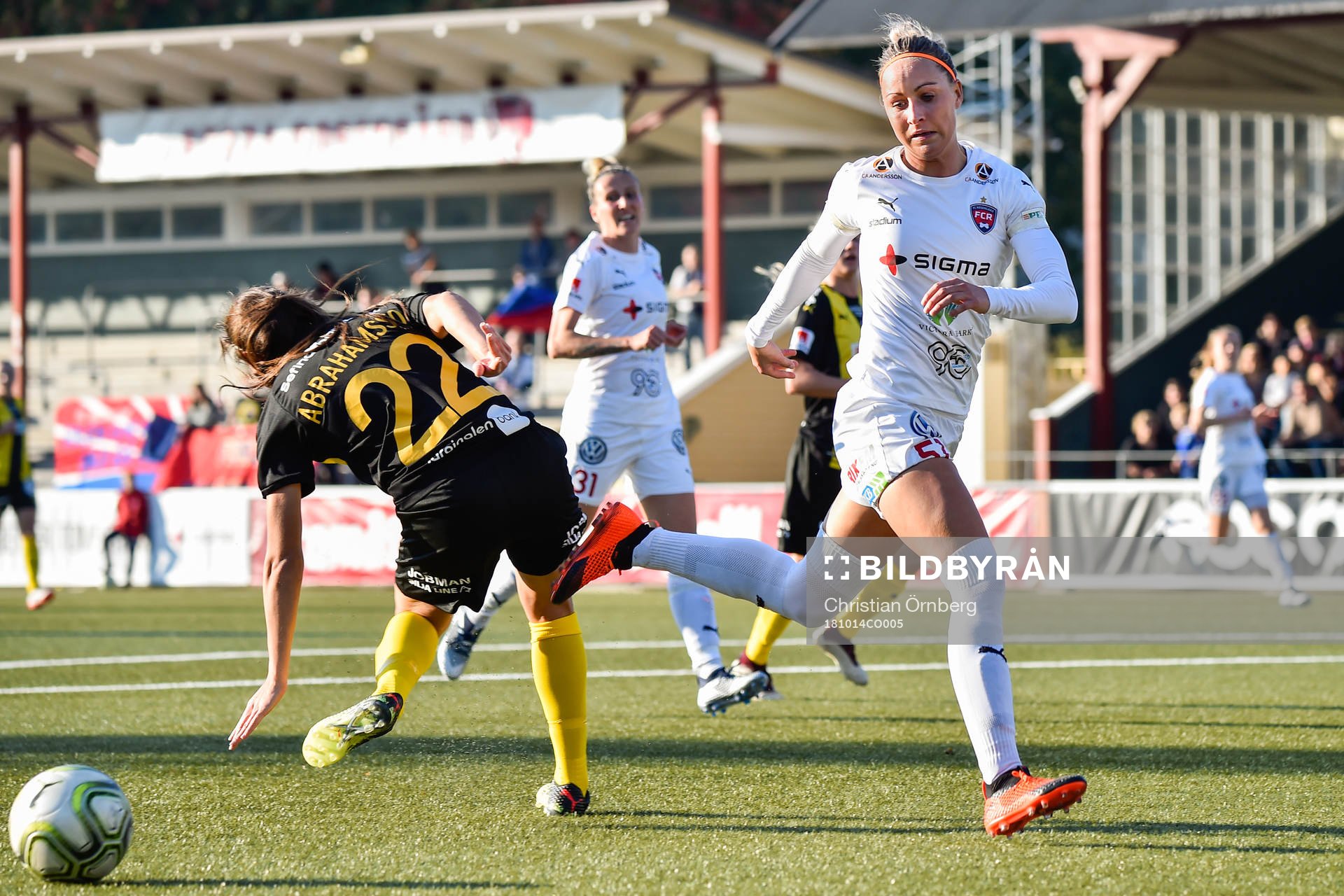 Hammarbys Sejde Abrahamsson och Rosengårds Sanne