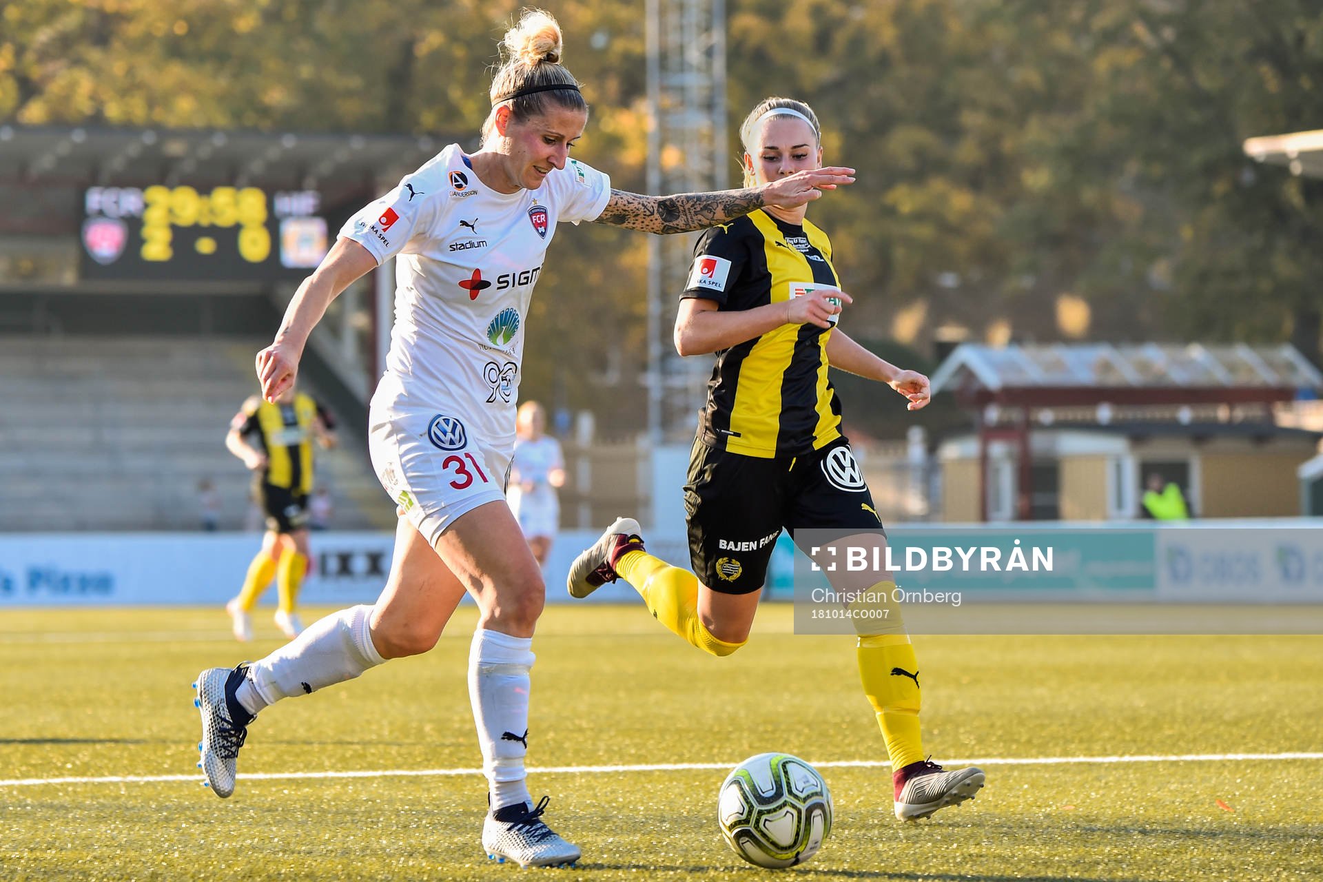 Rosengårds Anja Mittag och Hammarbys Emma Jansson
