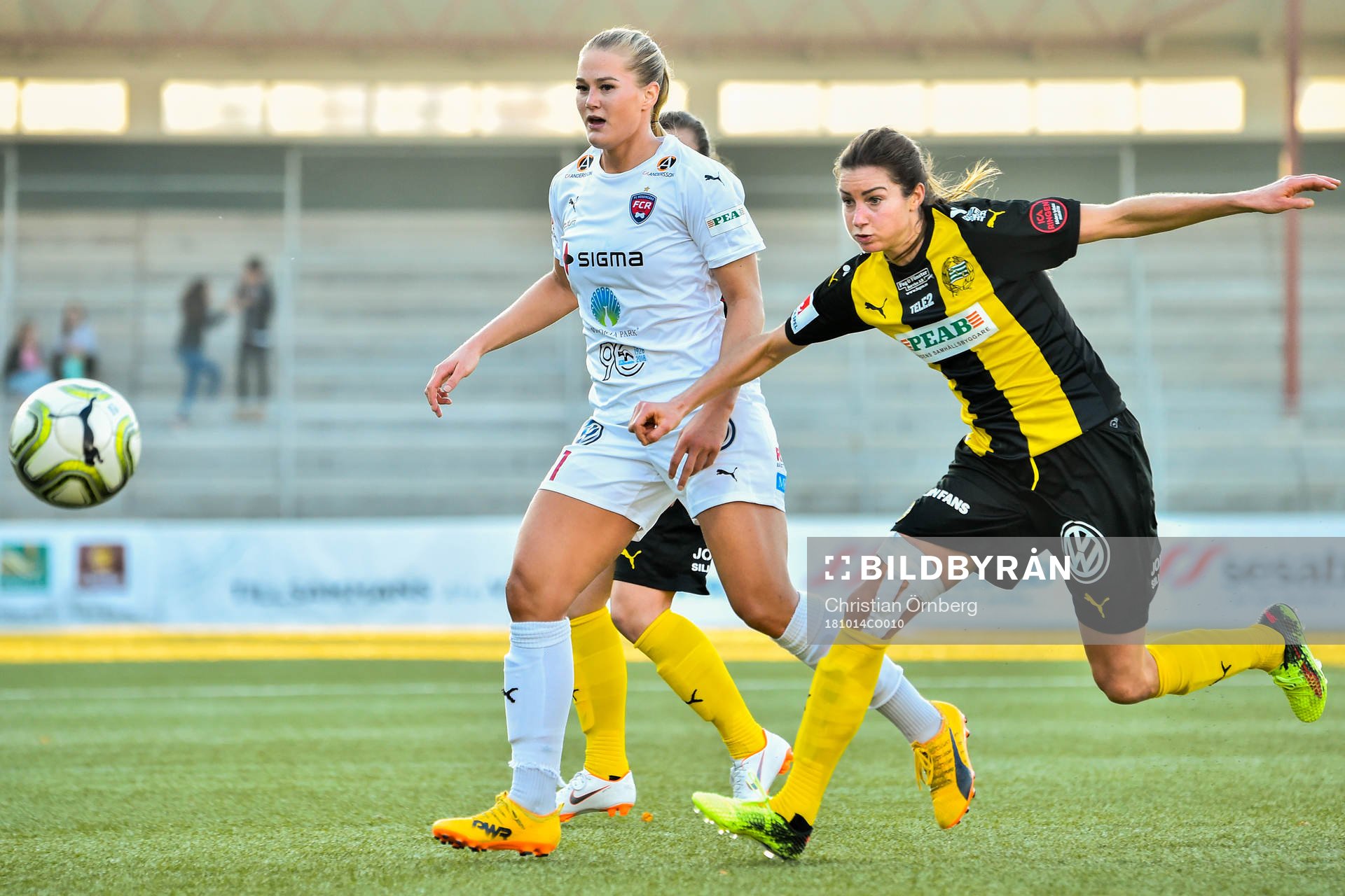 Rosengårds Lisa-Marie Utland och Hammarbys Madeleine