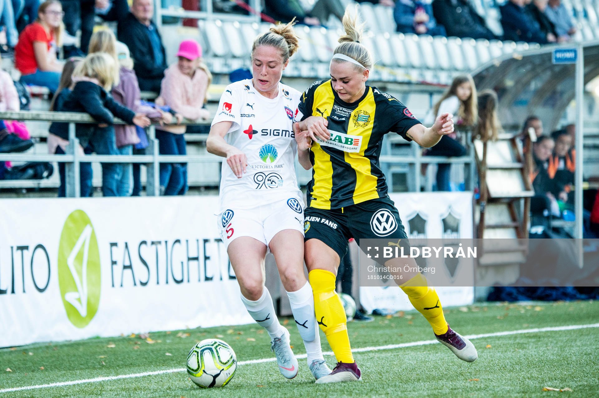 Rosengårds Celia Jimenez Delgado mot Hammarbys Emma Jansson