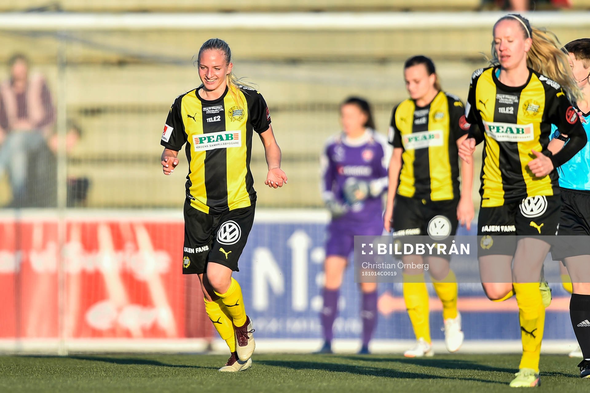 Hammarbys Astrid Larsson jublar