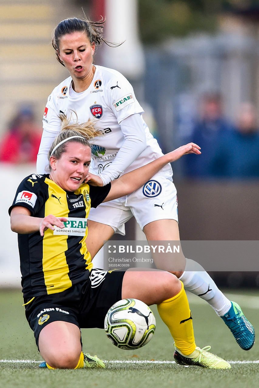 Rosengårds Josefin Harrysson och Hammarbys Frida Sjöberg