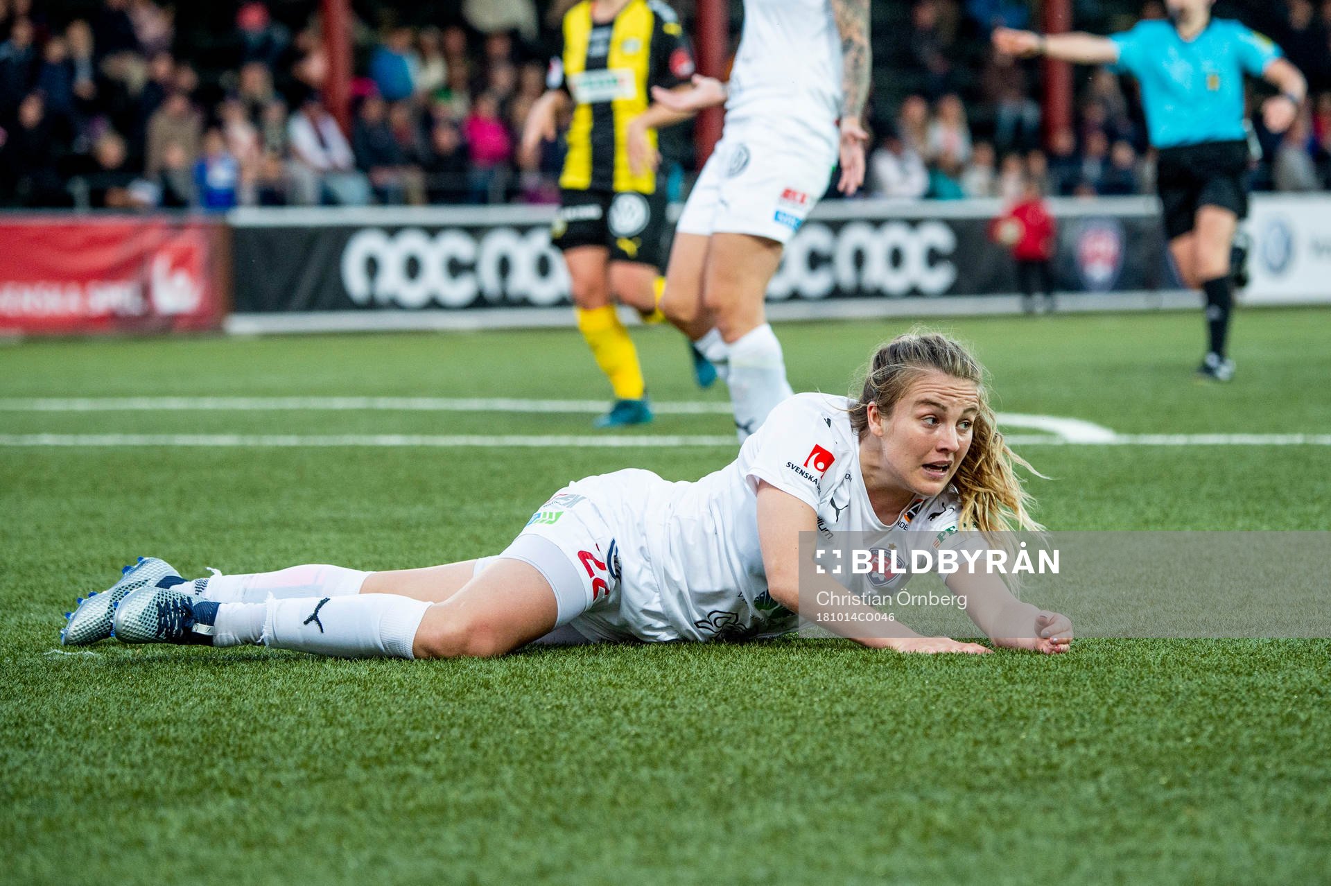 Rosengårds Fiona Brown blir fälld i straffområdet
