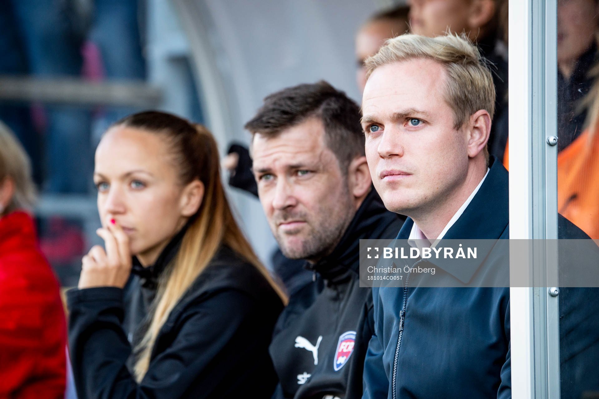 Rosengårds tränare Jonas Eidevall till vänster