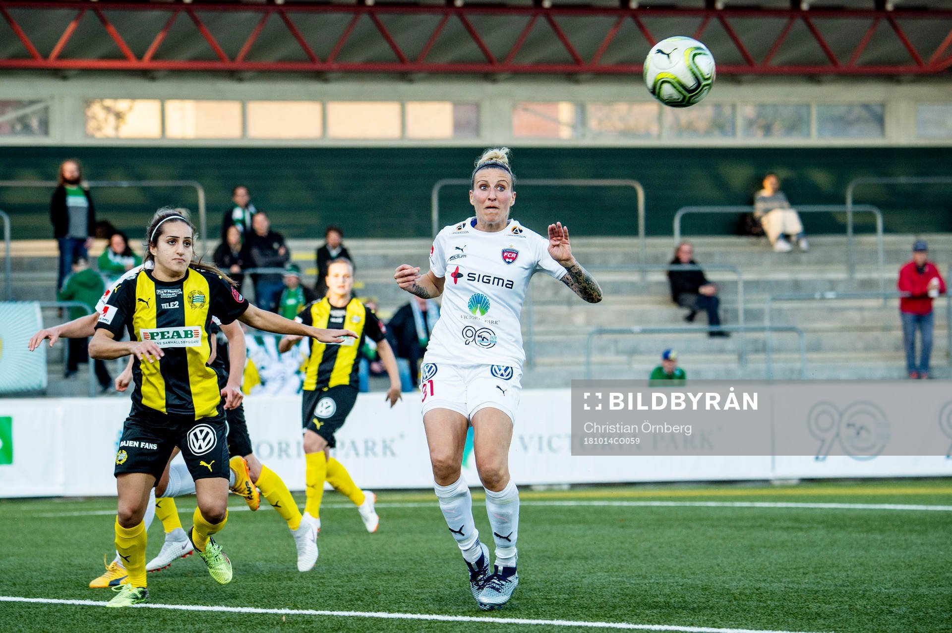 Hammarbys Sejde Abrahamsson och Rosengårds Anja Mittag