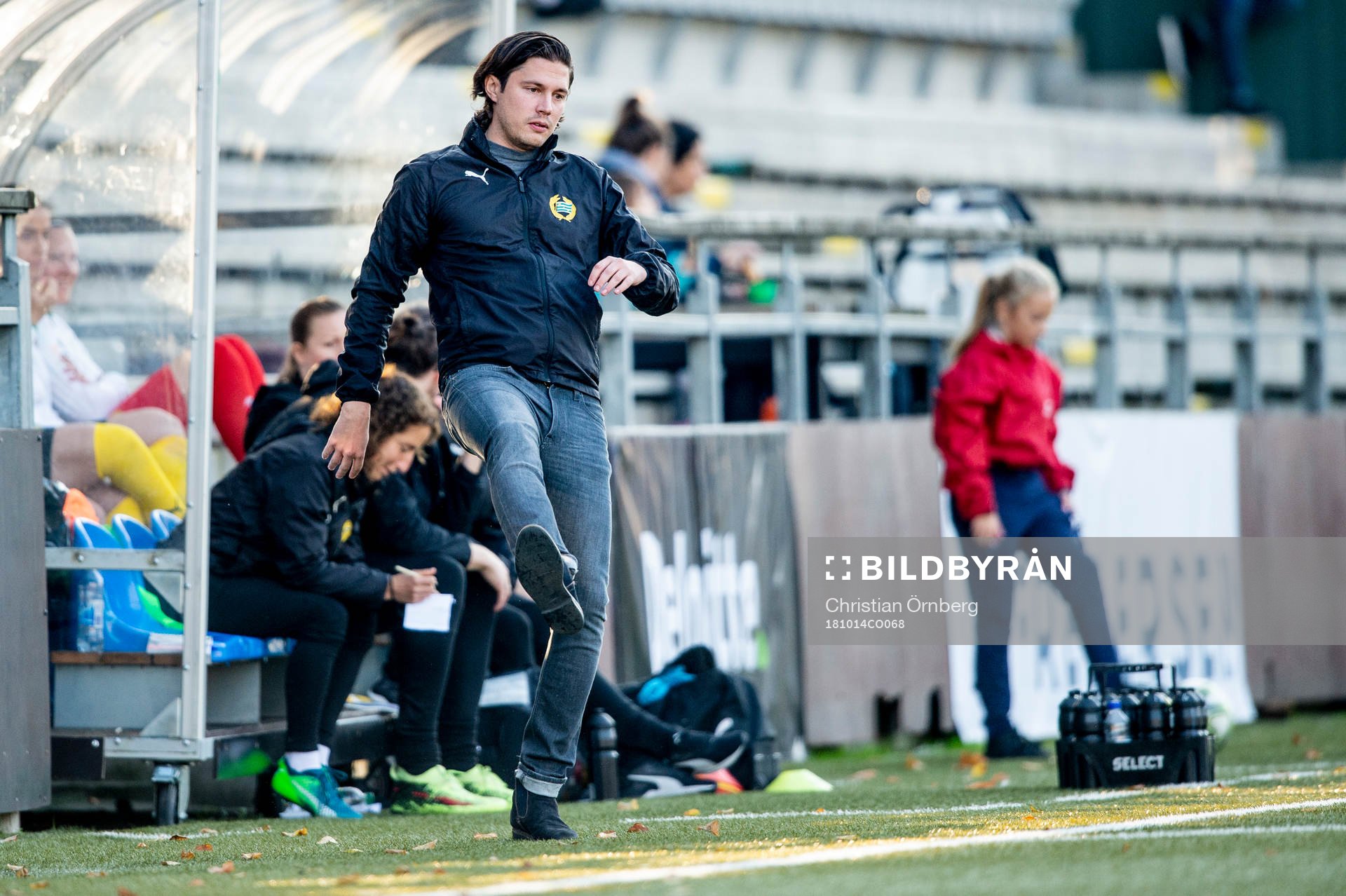 Hammarbys tränare Isak Dahlin