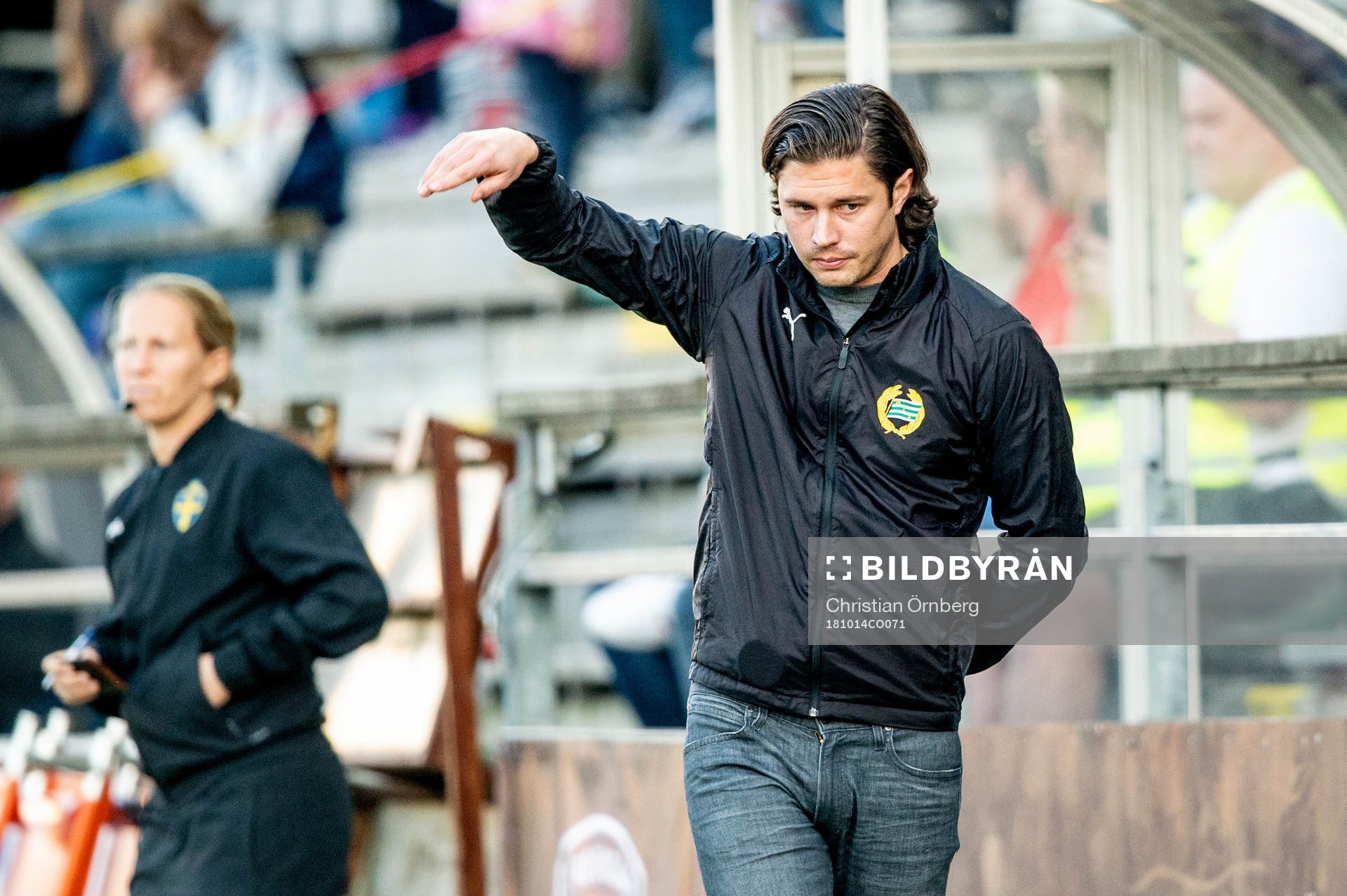 Hammarbys tränare Isak Dahlin