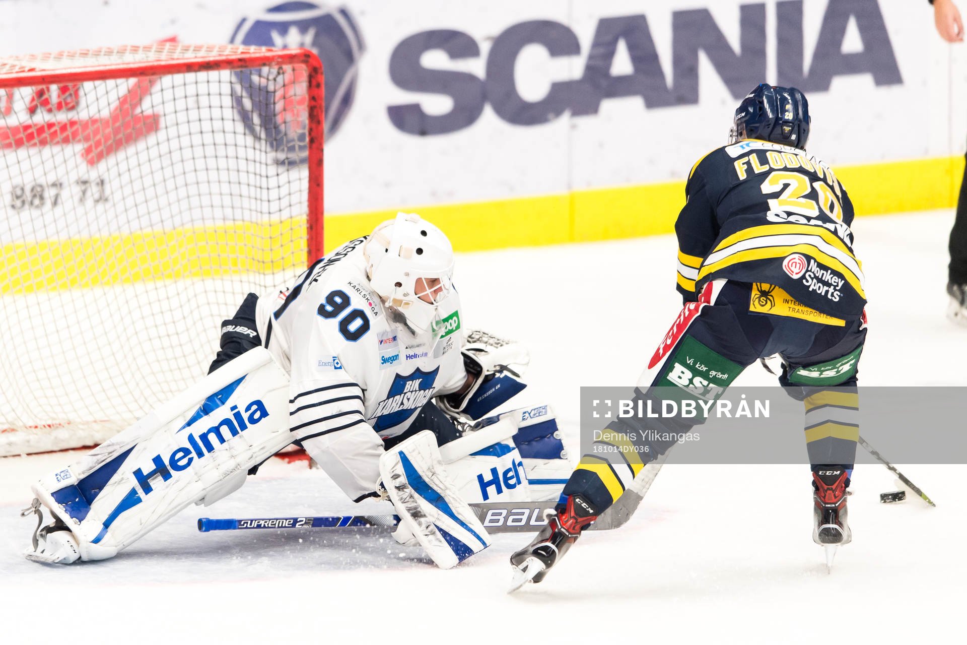 Södertäljes Thom Flodqvist med