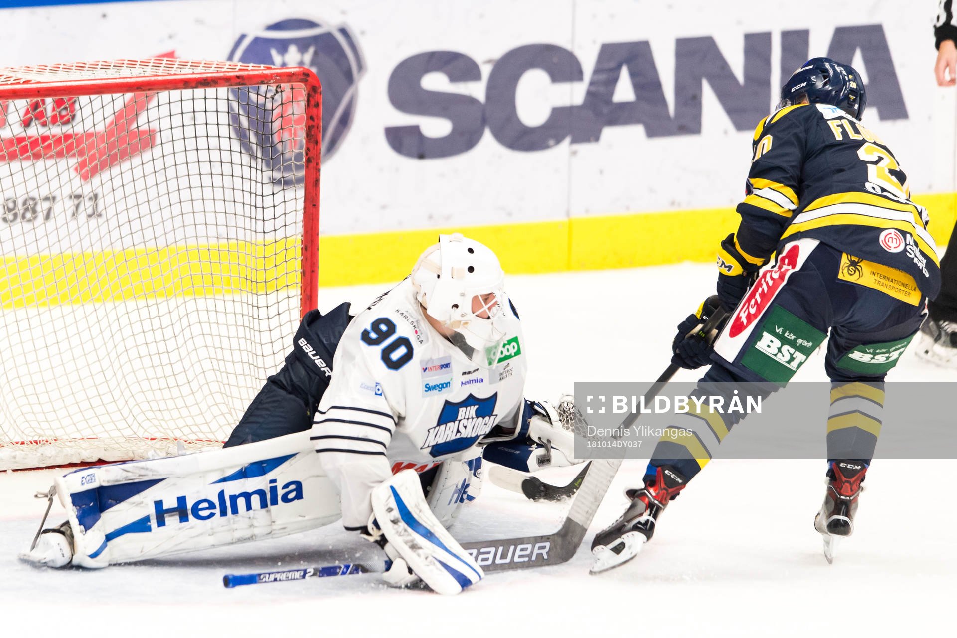 Södertäljes Thom Flodqvist med