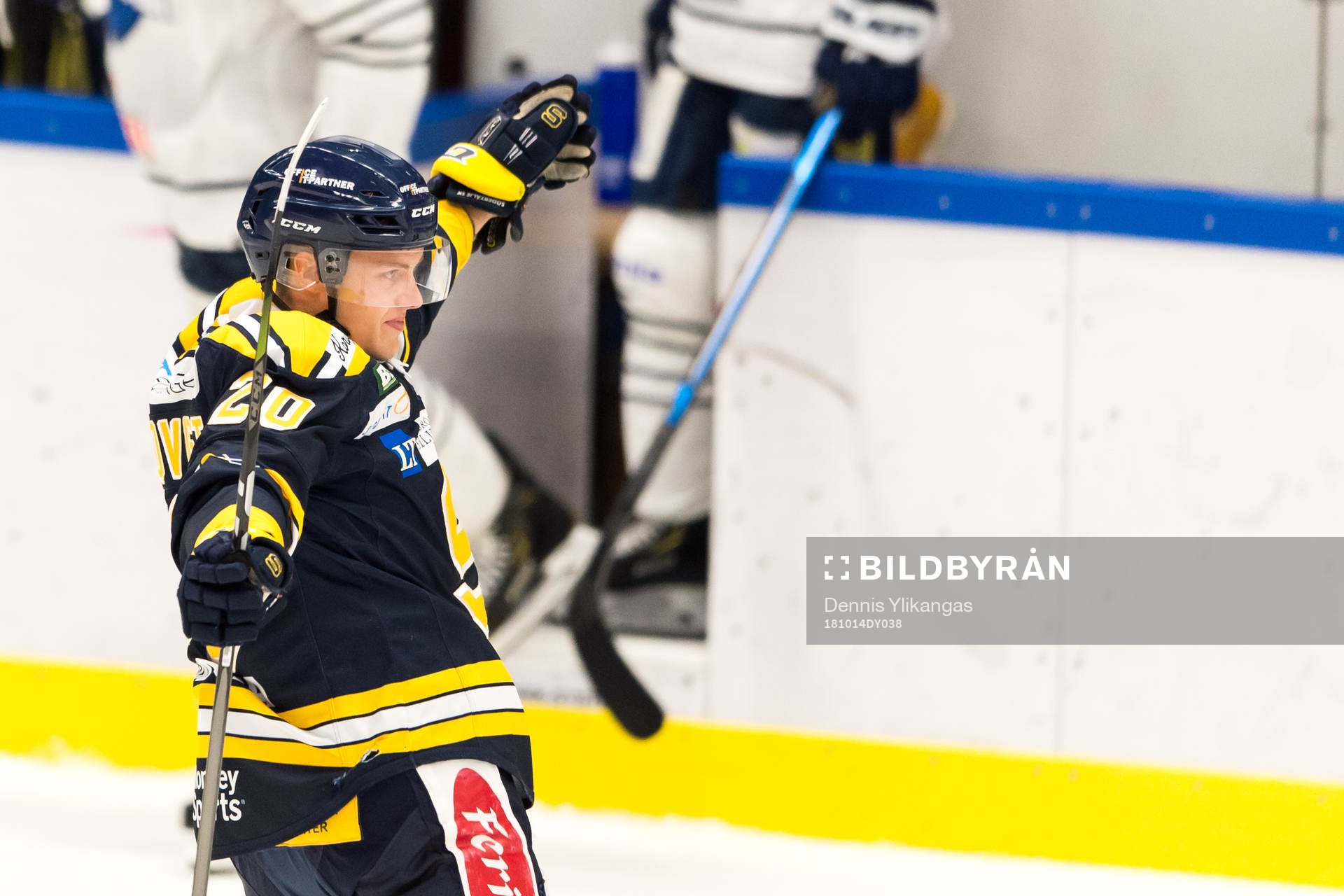 Södertäljes Thom Flodqvist jublar