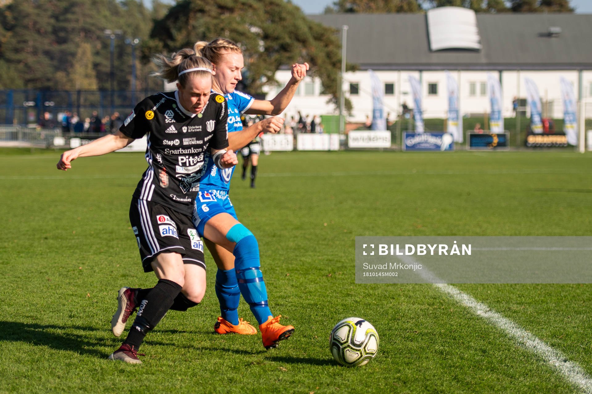 Piteås Cecilia Edlund och IFK Kalmars Maja Träff Williams