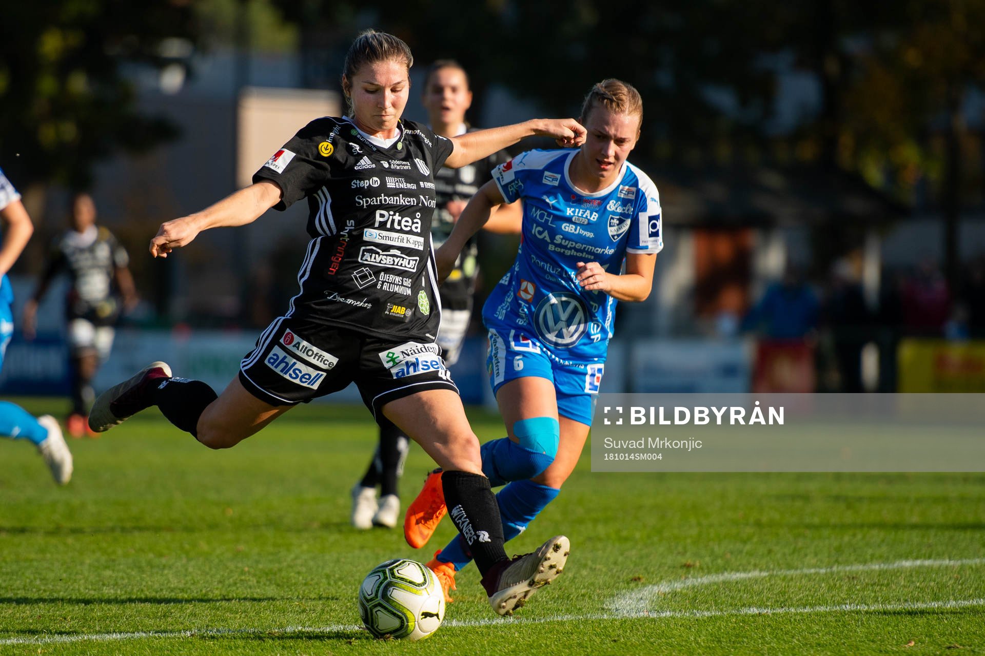 Piteås Jocelynn Blankenship och IFK Kalmars Maja Träff